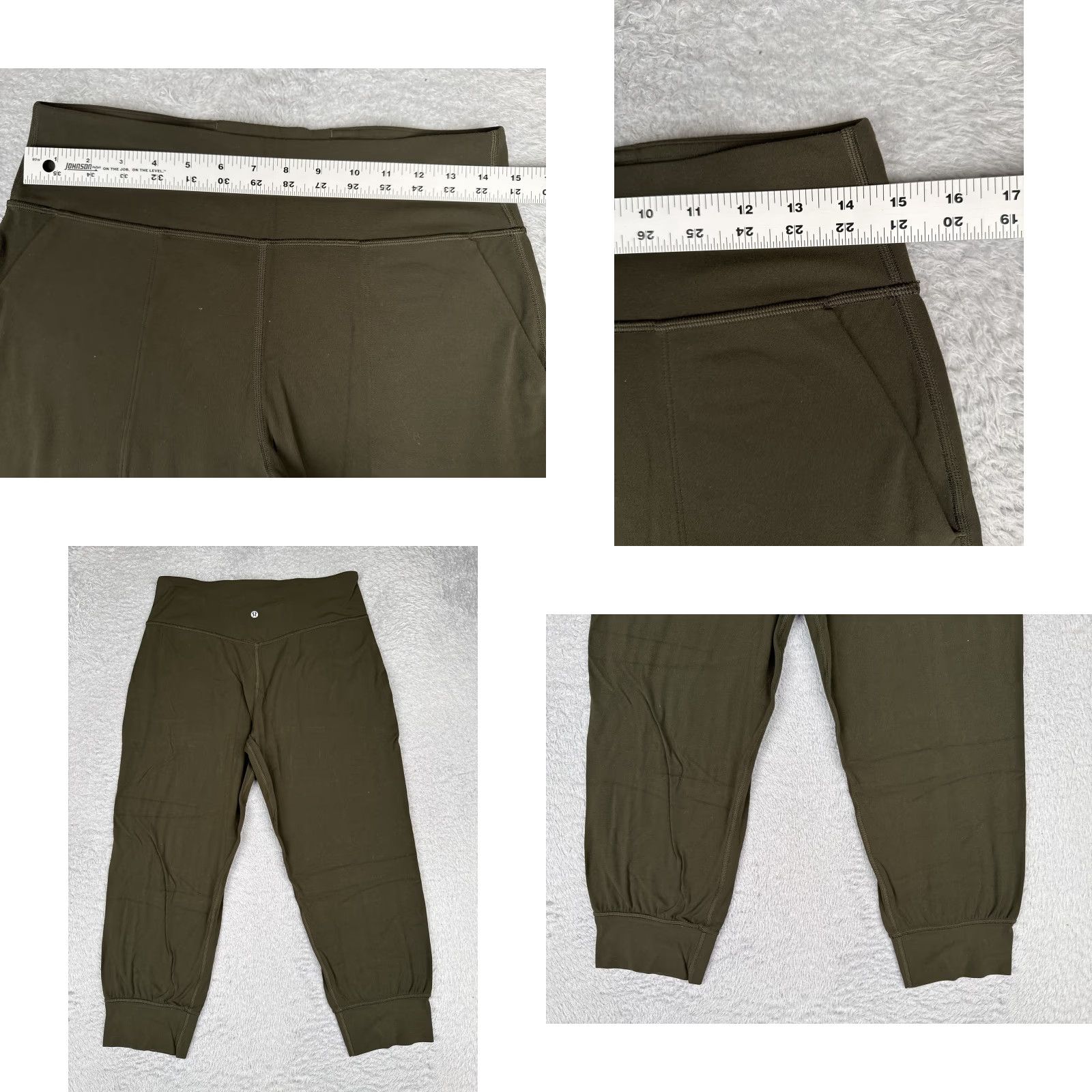 Lululemon Lululemon Pants Women 10 Green Align Jogger Crop 23" Gym Yoga Workout W6ATAS Size 32" / US 10 / IT 46 - 8 Thumbnail