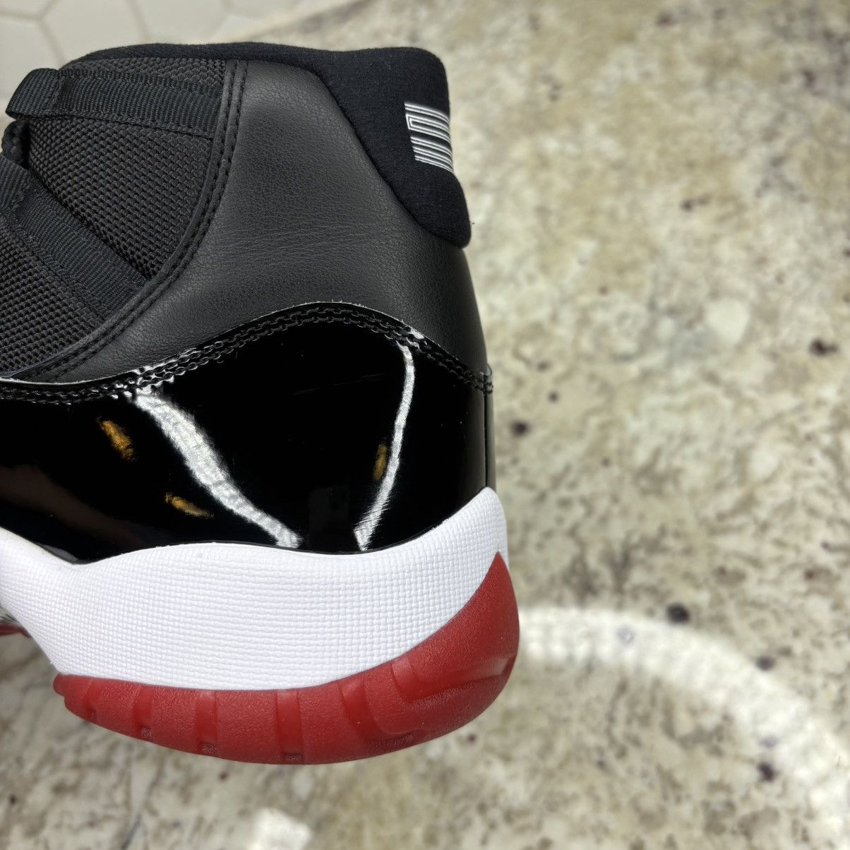 Jordan Brand Size 9 -Jordan 11 Retro Bred (2019) Lightly Used W/Box Size US 9 / EU 42 - 18 Thumbnail