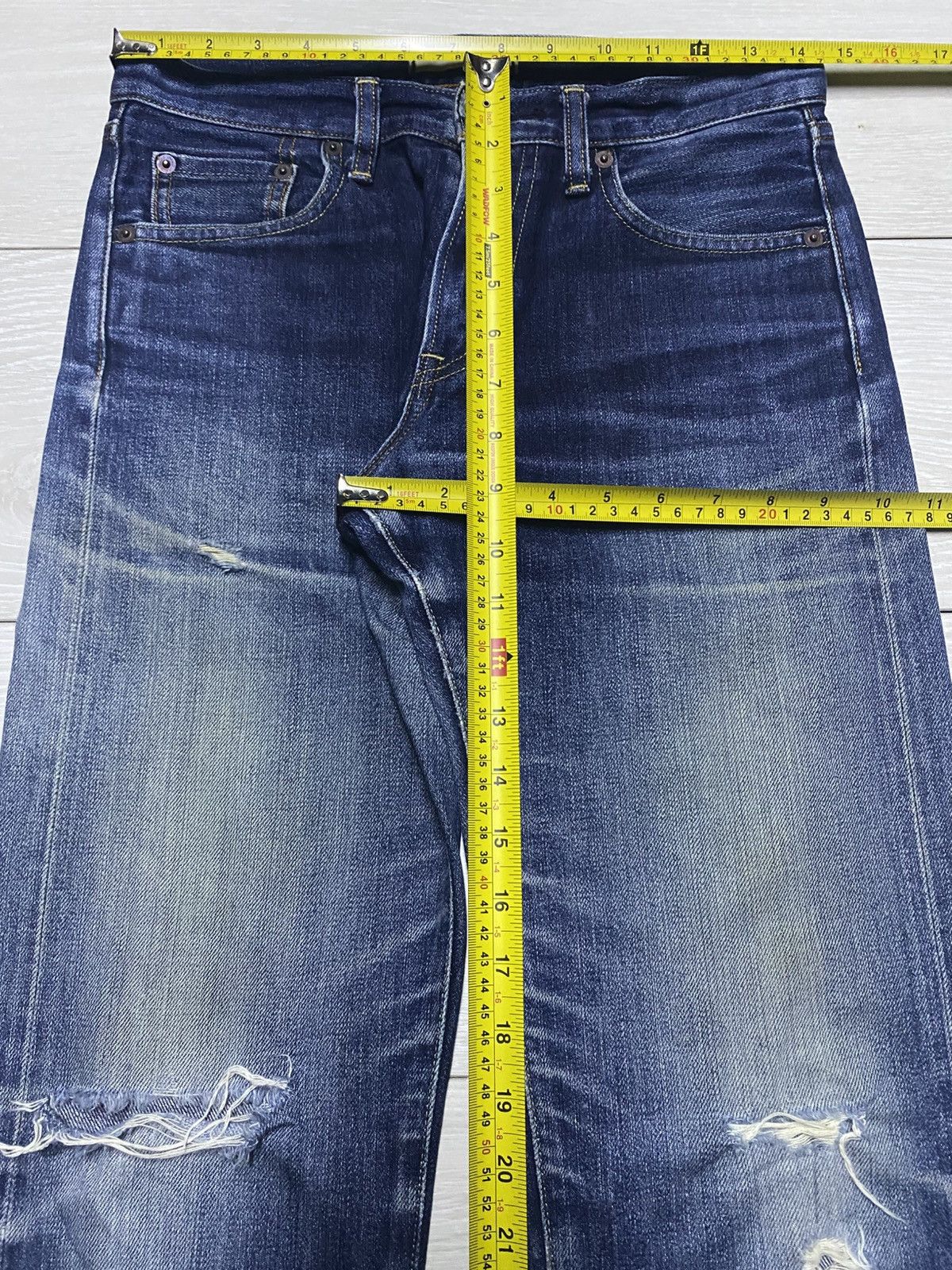 Uniqlo Vintage Japanese Brand Uniqlo Selvedge Slim Skinny Jeans Size US 29 - 14 Thumbnail
