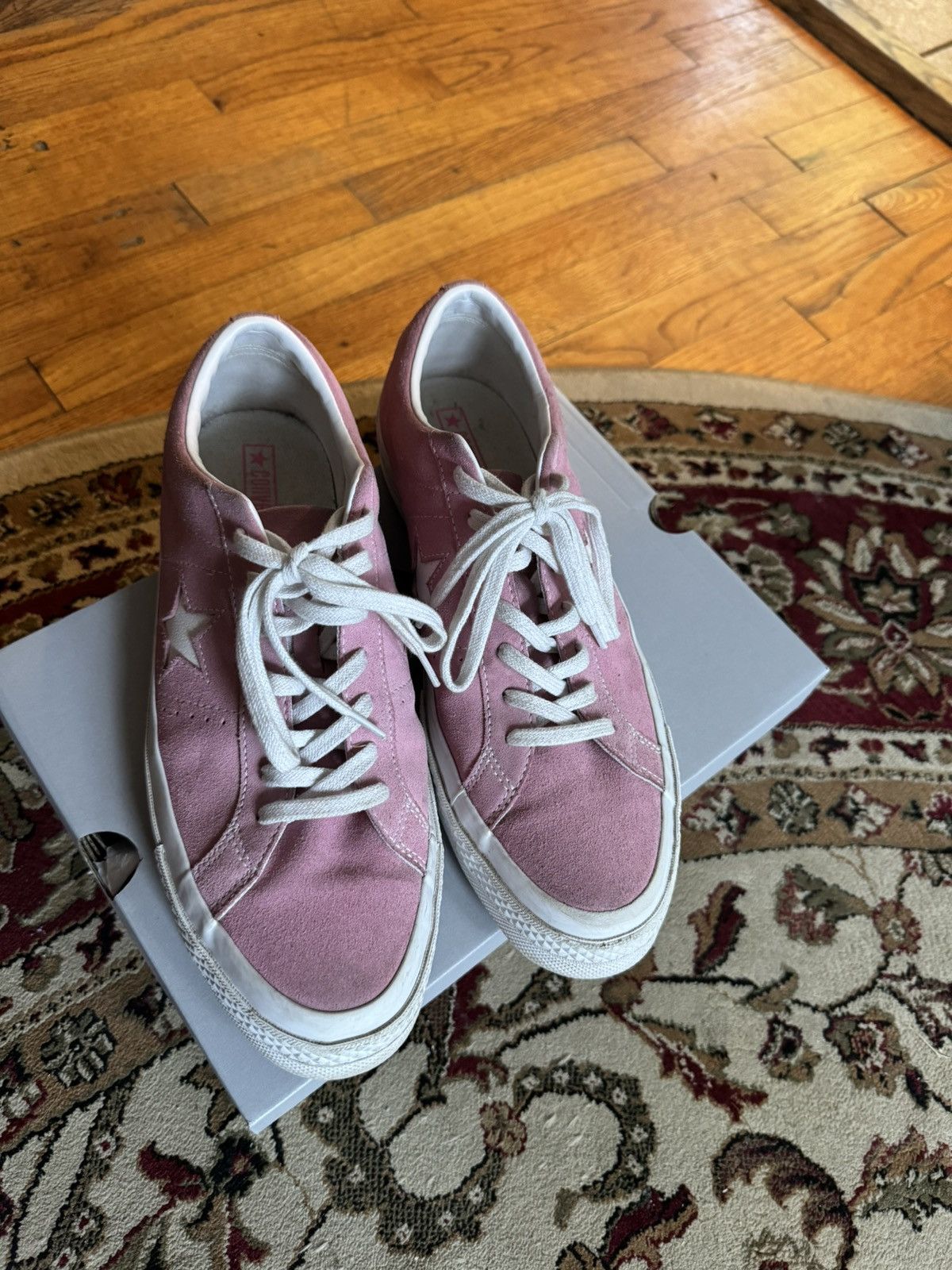 Converse Converse One Star “pink glow” Size US 10.5 / EU 43-44 - 2 Thumbnail