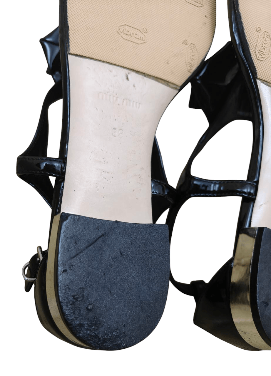 Miu Miu Miu Miu Sandals Size US 8 / IT 38 - 6 Thumbnail