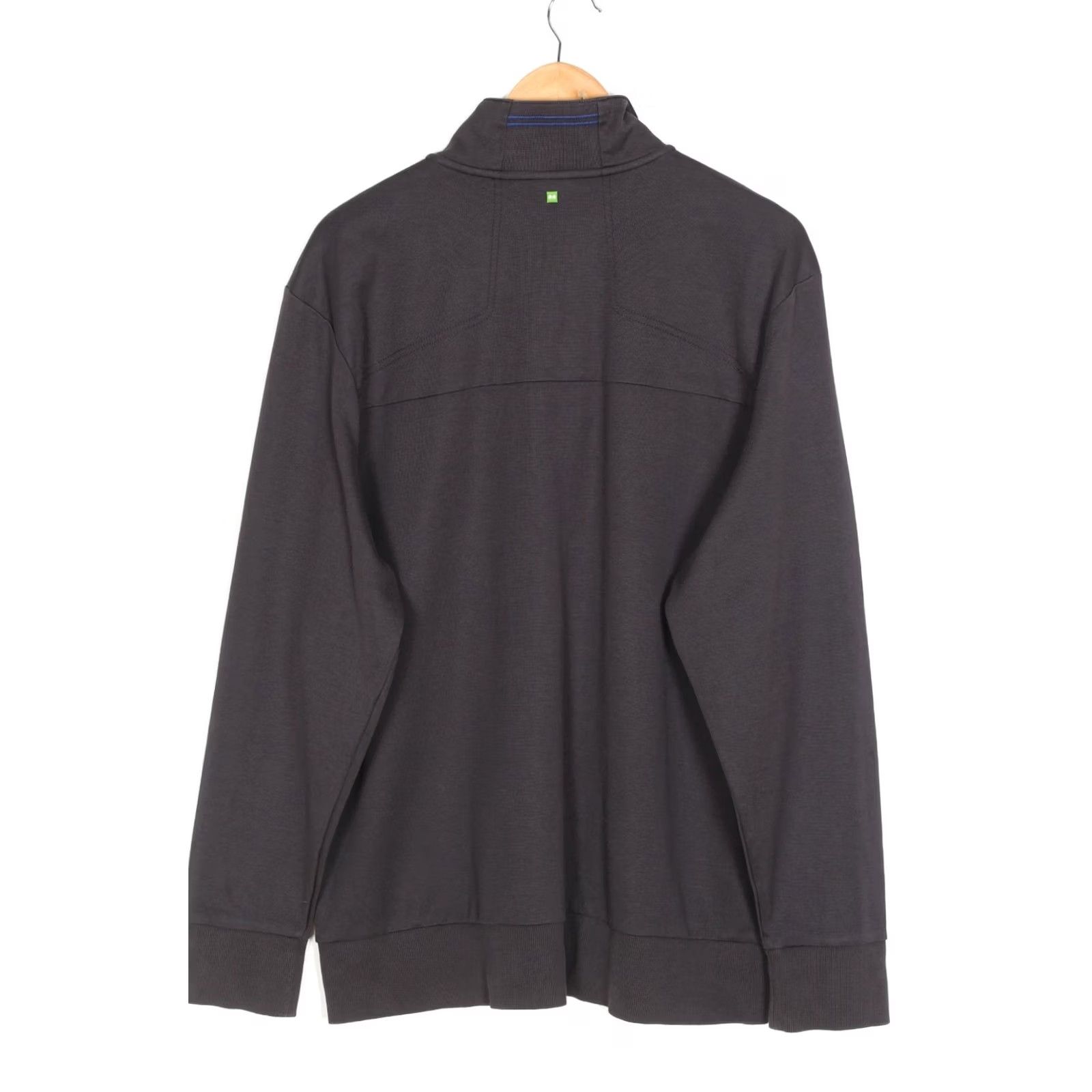 Hugo Boss HUGO BOSS Sweatshirt Men XXXL Grey VR3825 Logo 1/4 Zip Neck Size US XXL / EU 58 / 5 - 2 Thumbnail
