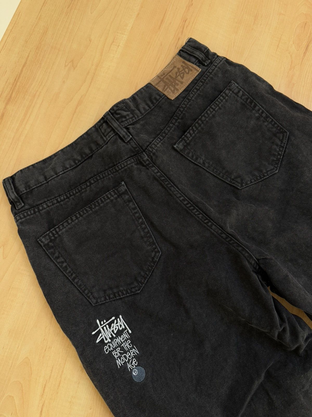 Stussy Stüssy Canvas Jeans 8ball Size US 31 - 5 Thumbnail
