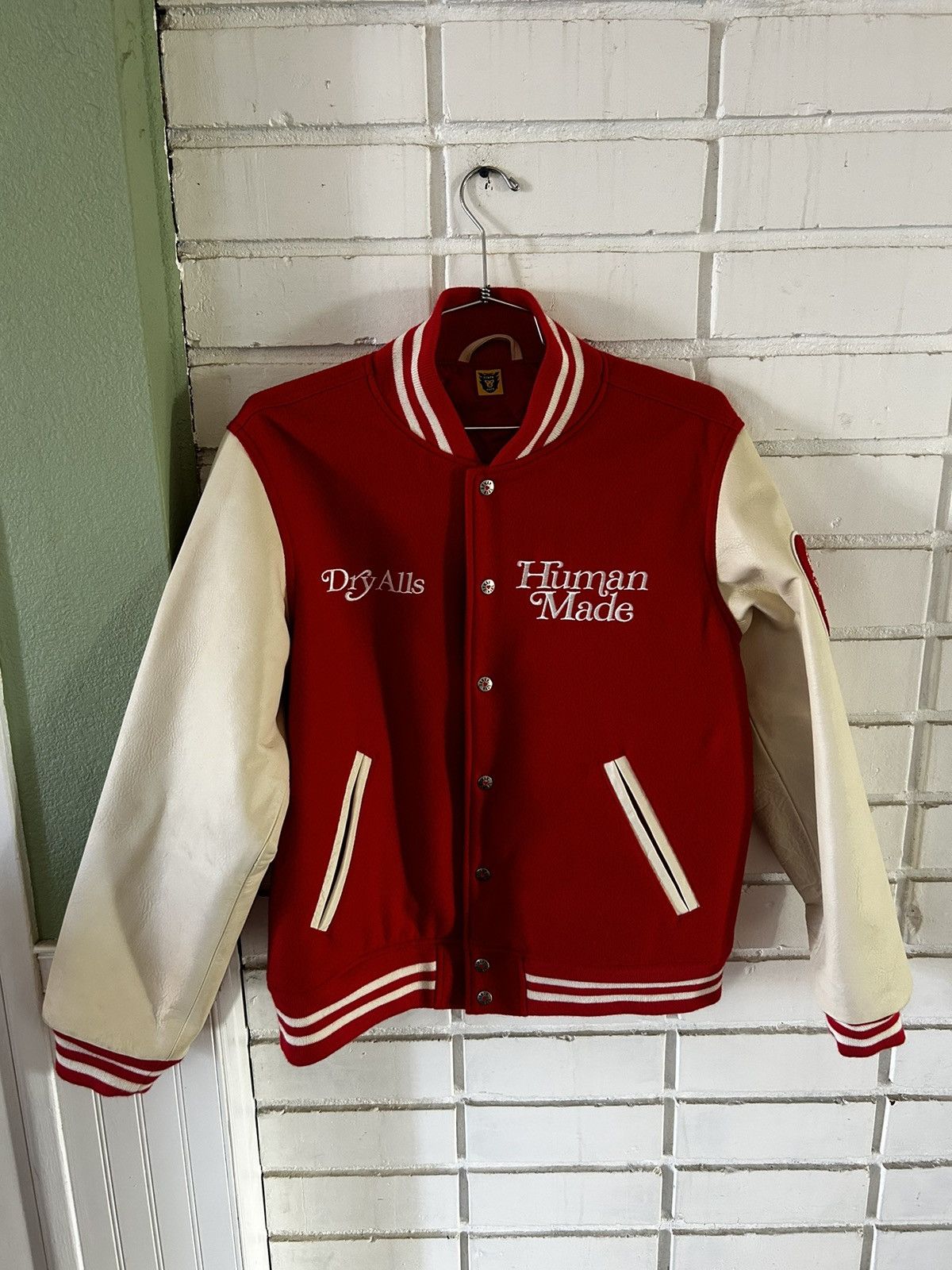 Human Made RARE Human Made x Girls Don't Cry Varsity Jacket (sz XL) |  Grailed