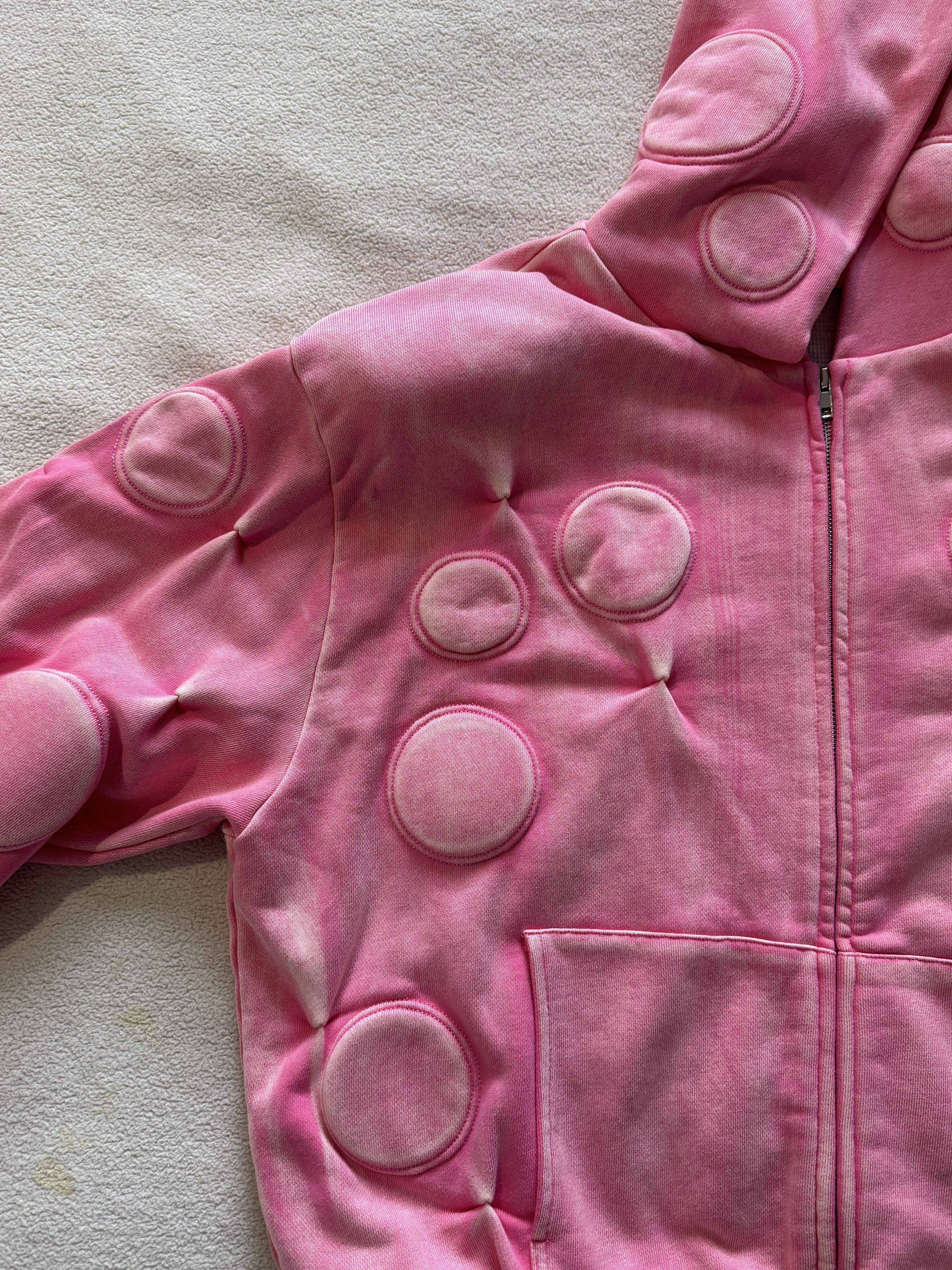 Bad Son Bad Son Padded Zip-Up Hoodie Bubblegum XL Size US XL / EU 56 / 4 - 2 Thumbnail