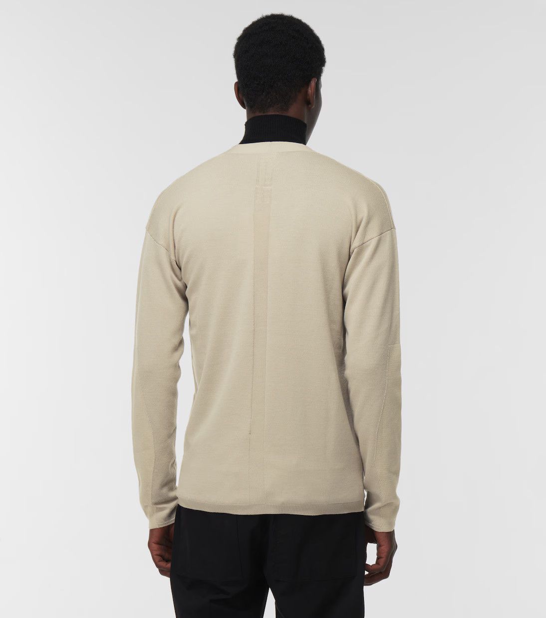 Rick Owens o1y0325 Cardigan in Beige Size US L / EU 52-54 / 3 - 4 Thumbnail