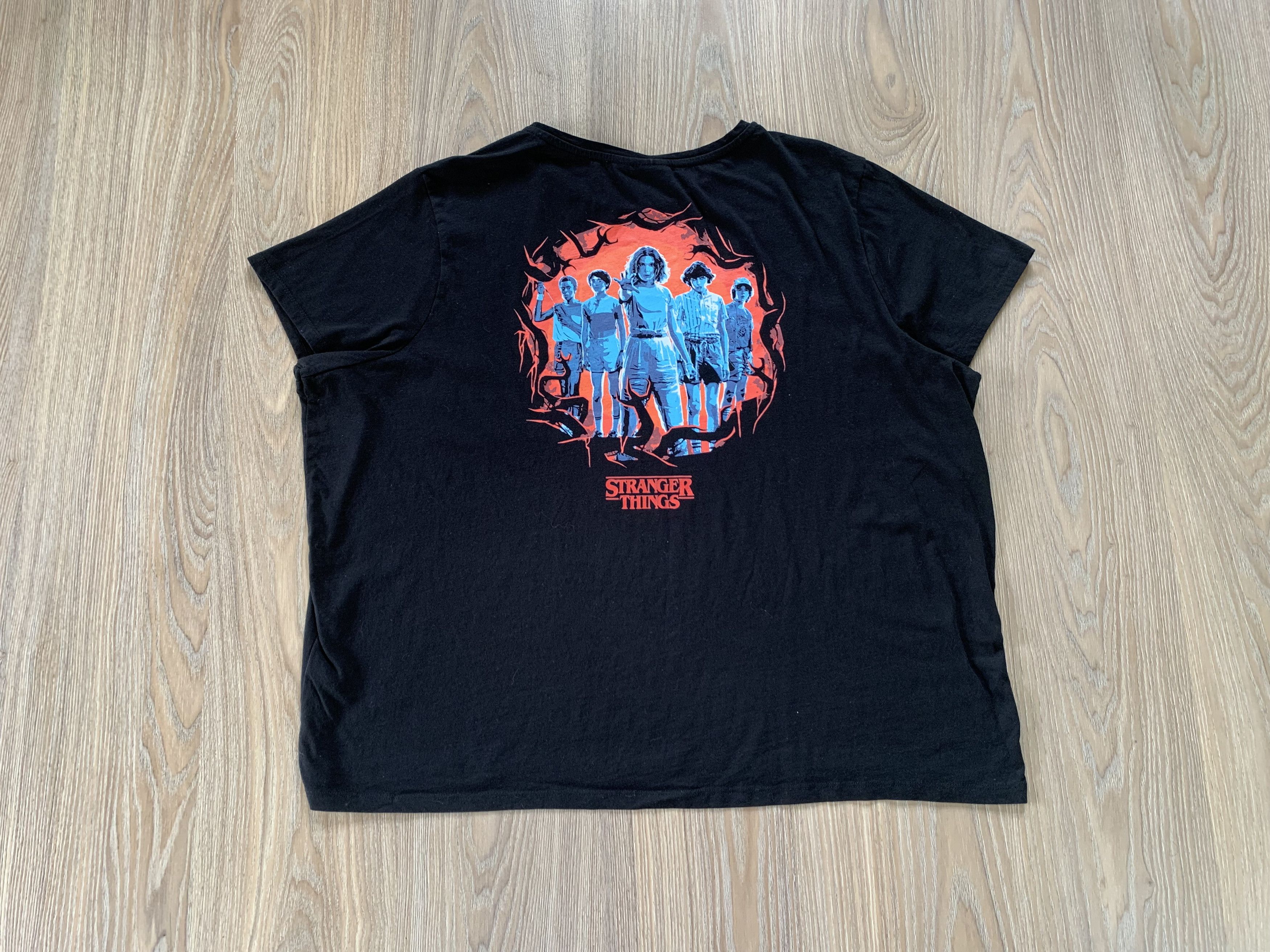 Other Stranger Things Black Printed T Shirt Size US XXL / EU 58 / 5 - 3 Thumbnail