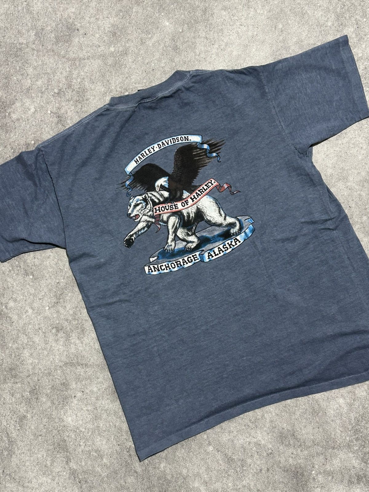 Harley Davidson Vintage Harley davidson anchorage alaska Size US L / EU 52-54 / 3 - 3 Thumbnail