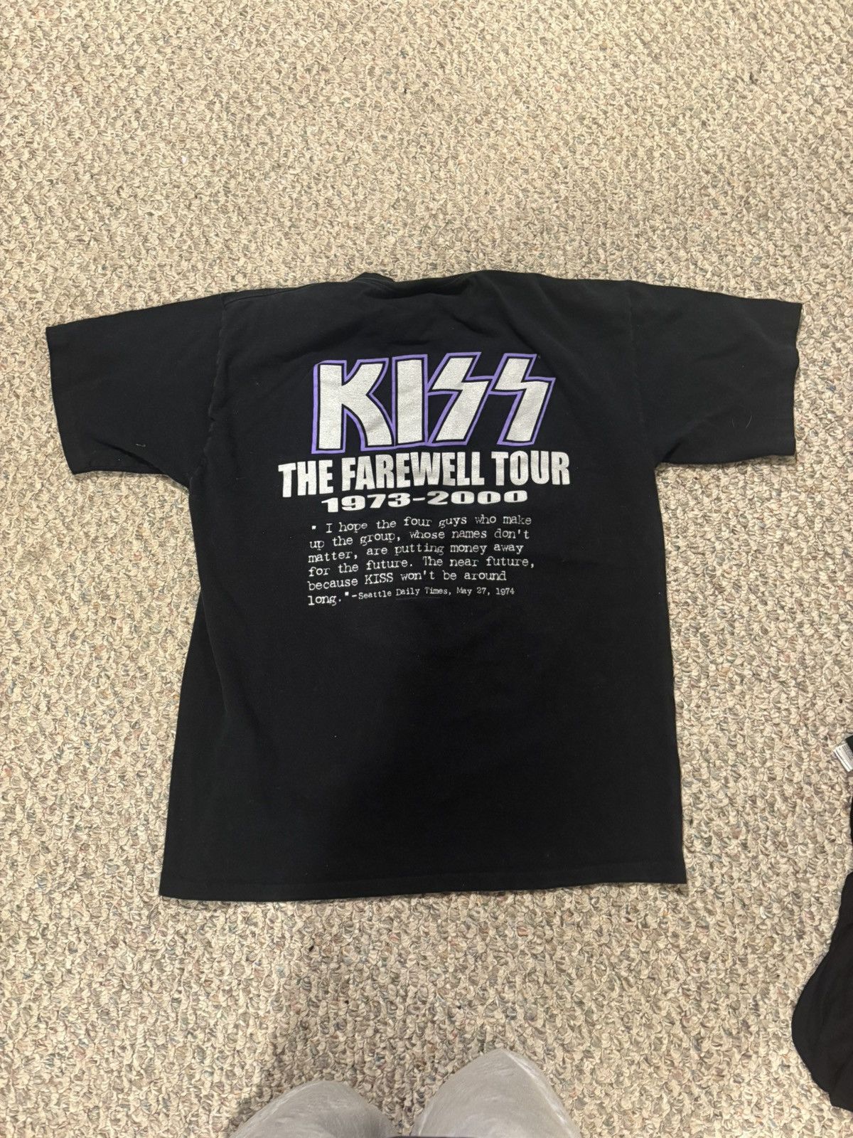 Other Kiss The Farewell Tour Vintage Band Tee Size US L / EU 52-54 / 3 - 4 Thumbnail