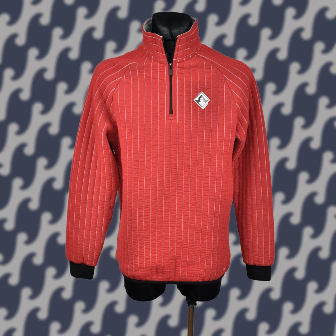 Scotch & Soda SCOTCH & SODA Regular Fit Zip Sweatshirt 3D Quilting Men M Red Shirt Size US M / EU 48-50 / 2 - 1 Thumbnail