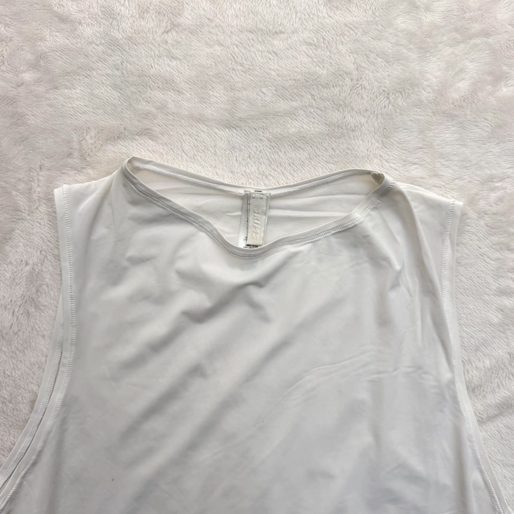 SKIMS Skims Bodysuit One Piece Womens Large White Sleeveless Thong Stretch Shapewear Size L / US 10 / IT 46 - 2 Thumbnail