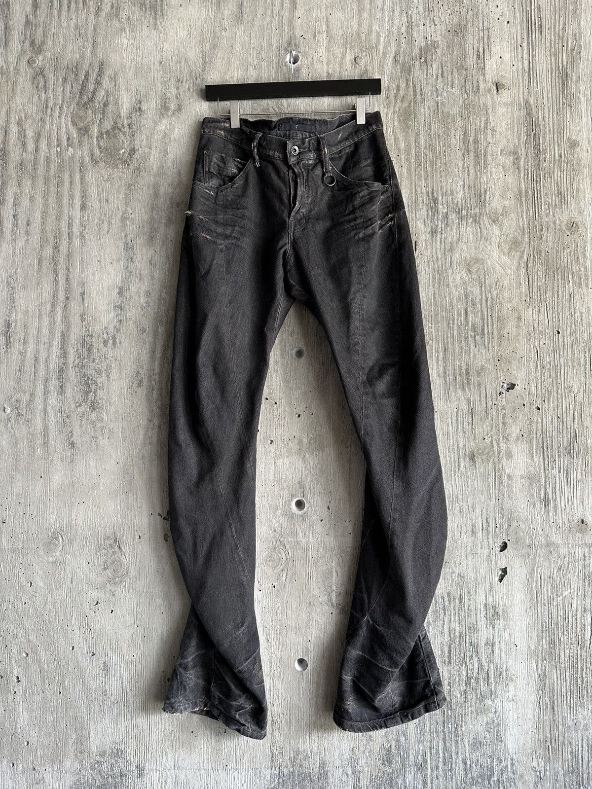 Julius 2013 “Vandalism” Coated 7 seam Articulated Denim Jeans