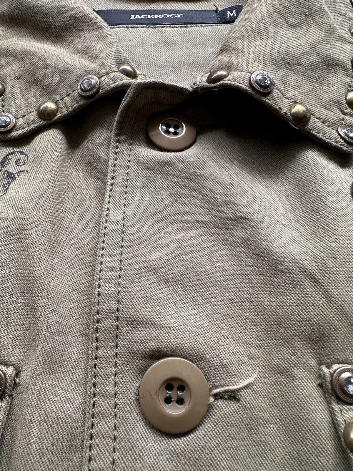 JACKROSE 00's JACKROSE Japan studded collar jacket Size US M / EU 48-50 / 2 - 20 Thumbnail