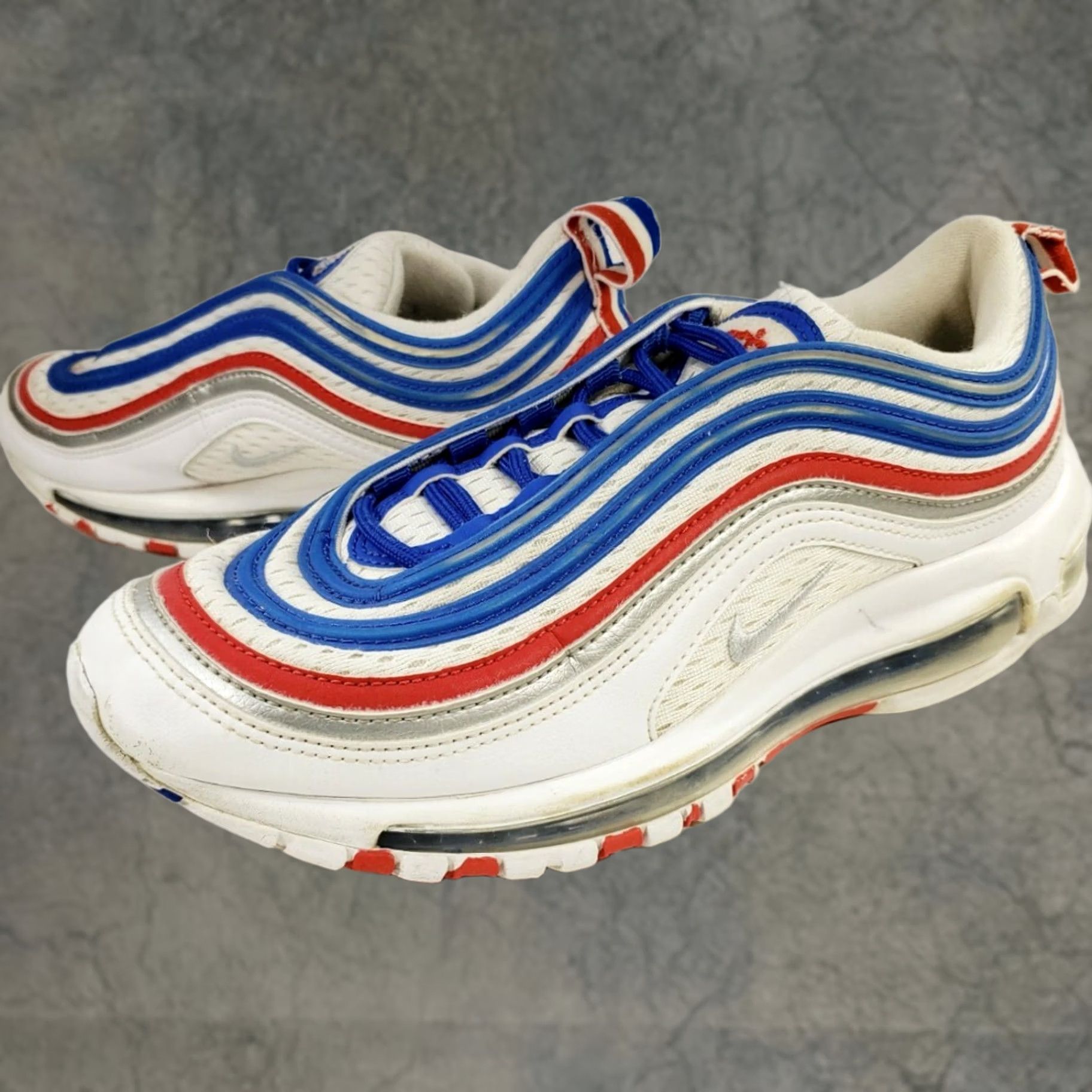 Nike Nike Air Max 97 All Star Jersey Men's Shoes 8M Red White Blue 921826-404 Size US XL / EU 56 / 4 - 1 Thumbnail