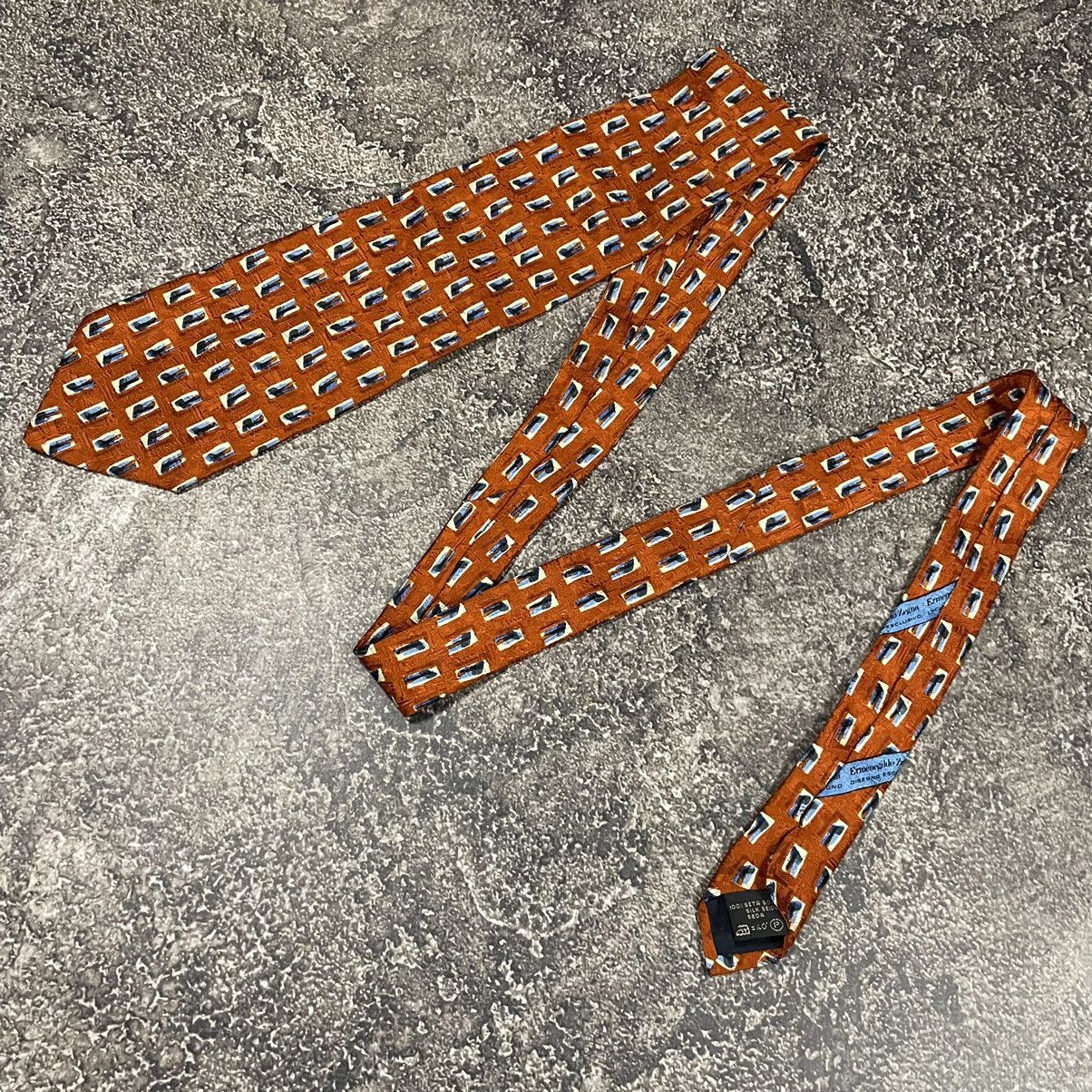 Ermenegildo Zegna × Vintage Rare Vintage Ermenedildo Zegna Tie 90’s Size ONE SIZE - 2 Thumbnail