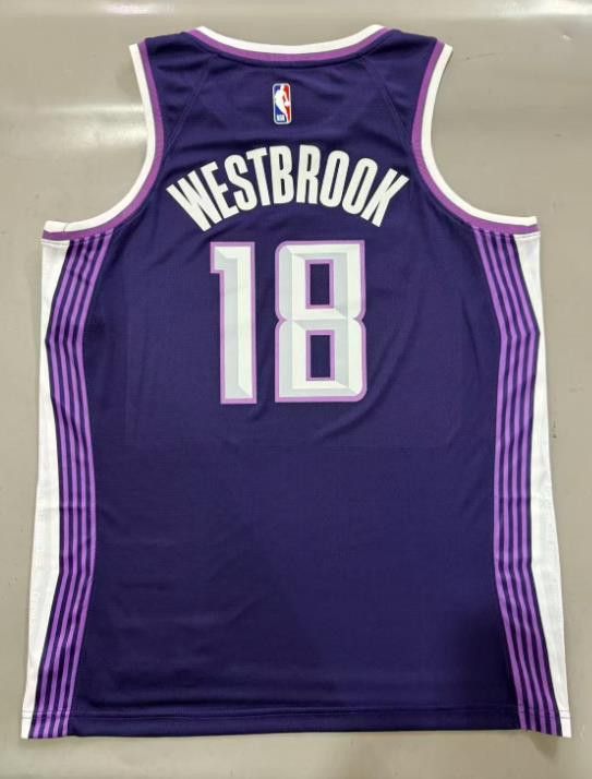 NBA 2026 Sacramento Kings 18 Westbrook Jersey Size US XL / EU 56 / 4 - 1 Thumbnail