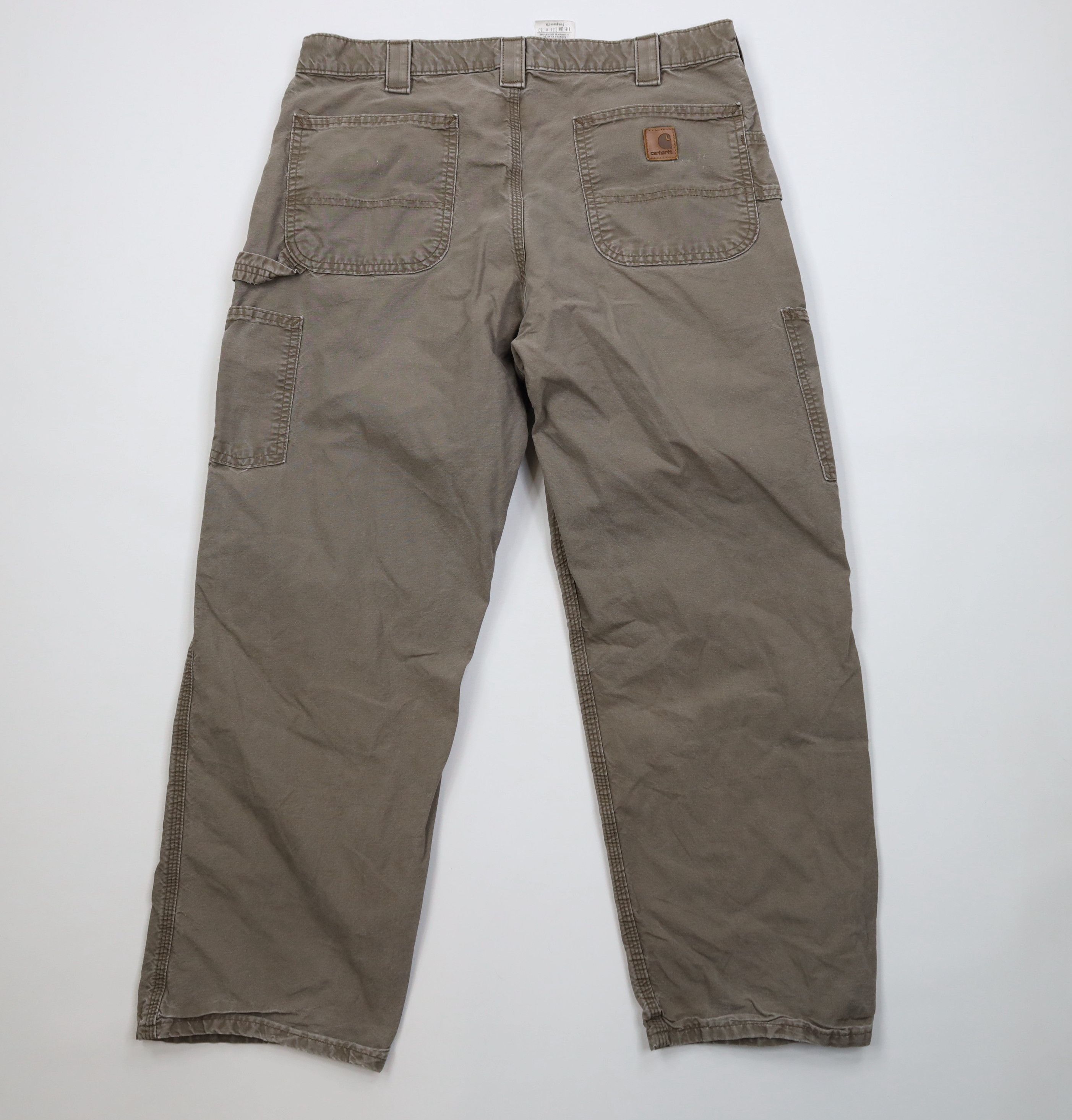 Carhartt Vintage Y2K Carhartt Wide Leg Dungaree Pants Light Cotton Size US 36 / EU 52 - 7 Thumbnail