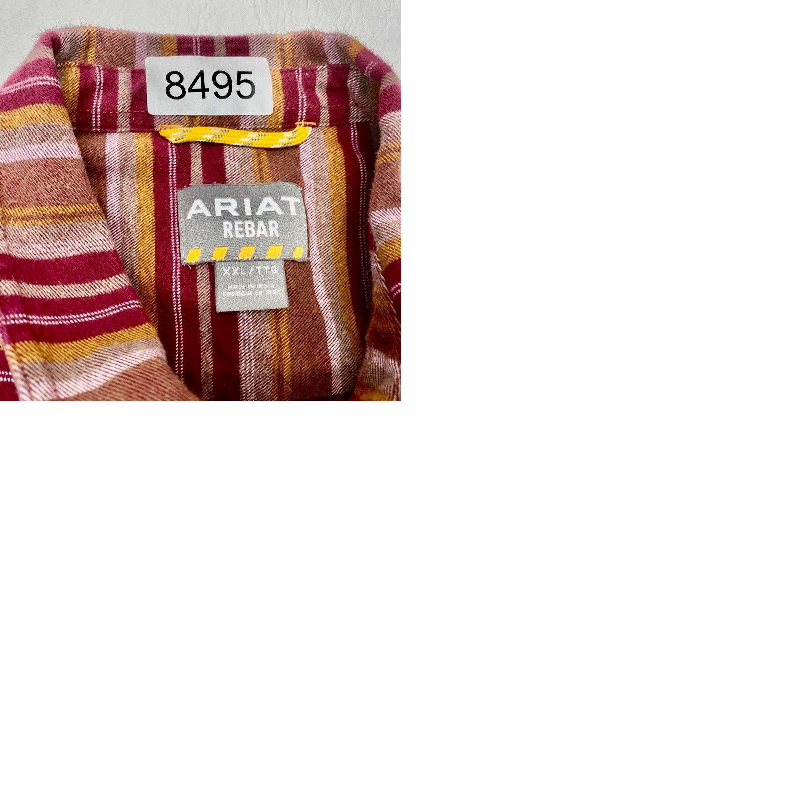Ariat Ariat Rebar Flannel Shirt Womens XXL Long Sleeve Button-Up Southwest Aztec 8495 Size XXL / US 16-18 / IT 52-54 - 9 Thumbnail