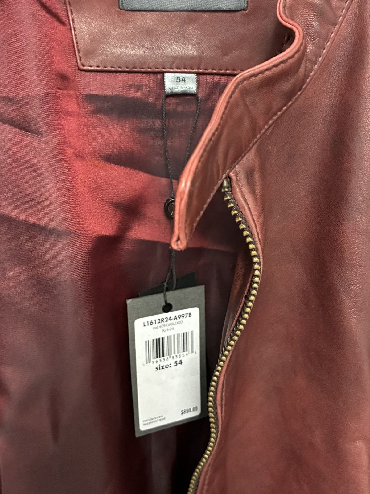 John Varvatos Reynolds racer jacket Size EU 54 USA 44 Size US L / EU 52-54 / 3 - 13 Thumbnail