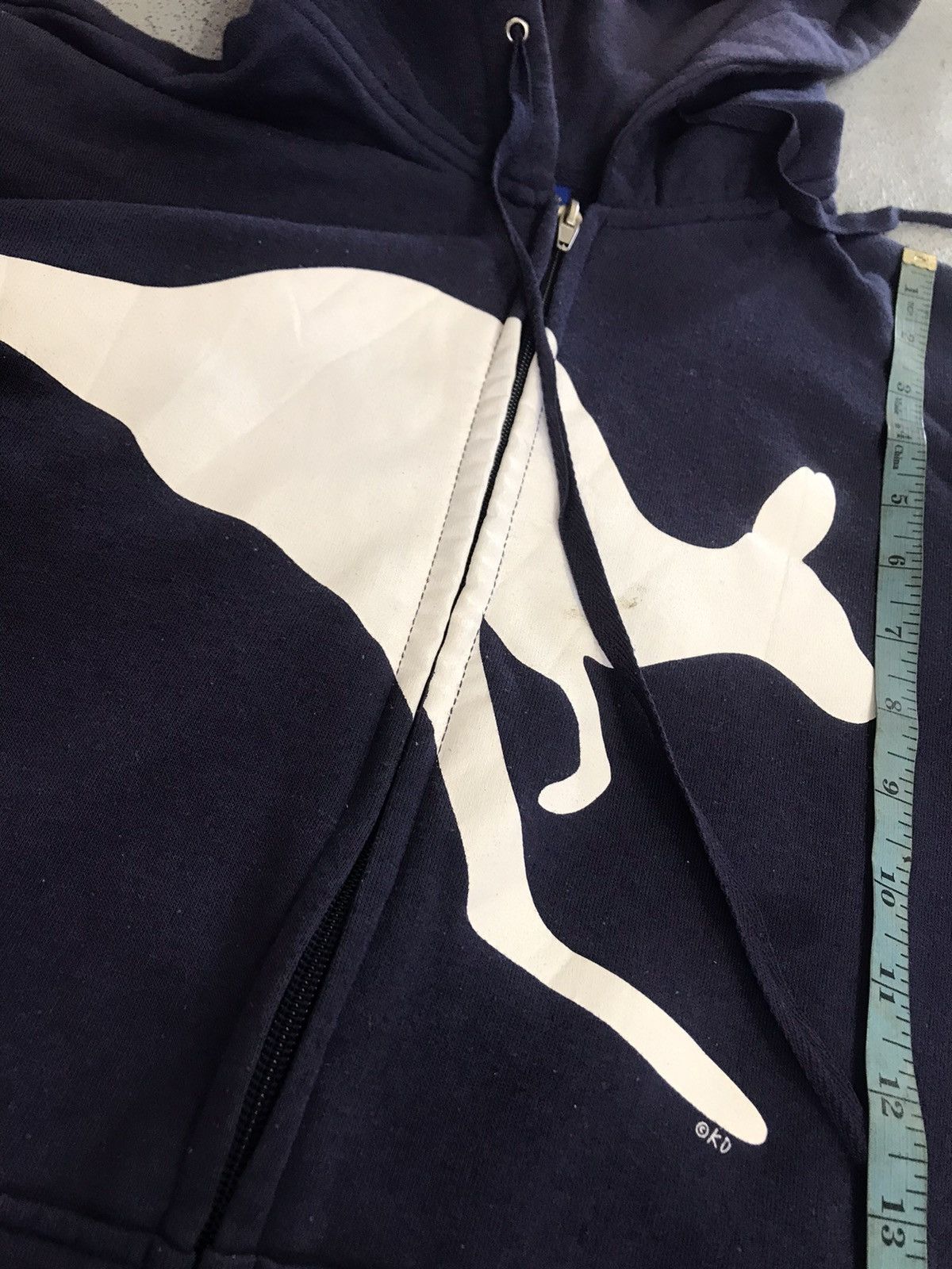 Japanese Brand × Vintage Vintage Down under kangaroo Australia zipper hoodie Size US S / EU 44-46 / 1 - 7 Thumbnail