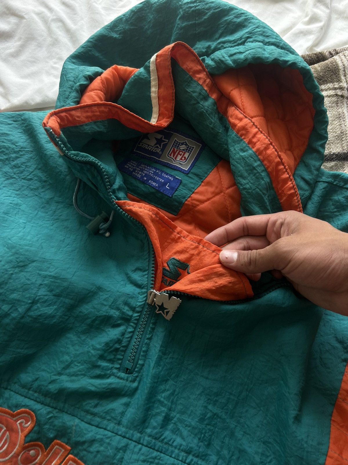 NFL Vintage Starter NFL Dolphins Jacket Size US XL / EU 56 / 4 - 3 Thumbnail