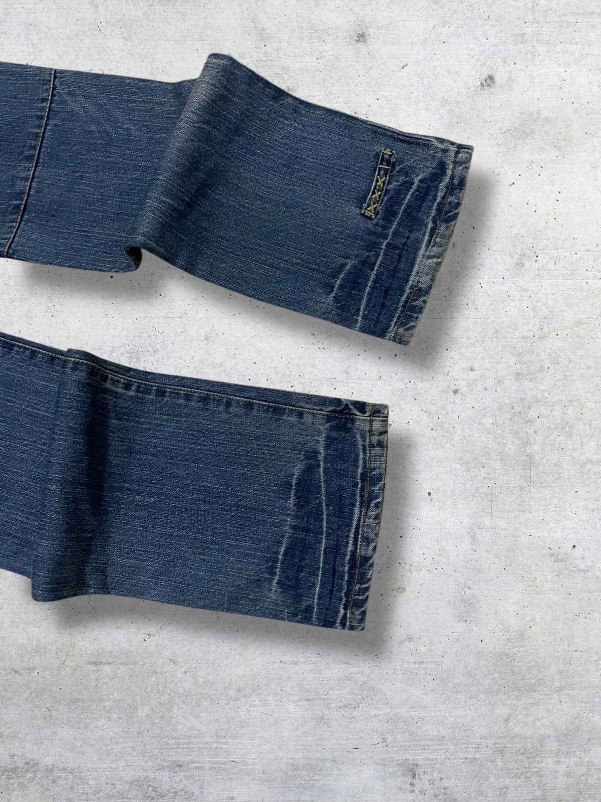 Japanese Brand VINTAGE WAVELIST JAPAN DESIGNER 90S DISTRESSED STREET DENIM Size US 27 - 12 Thumbnail