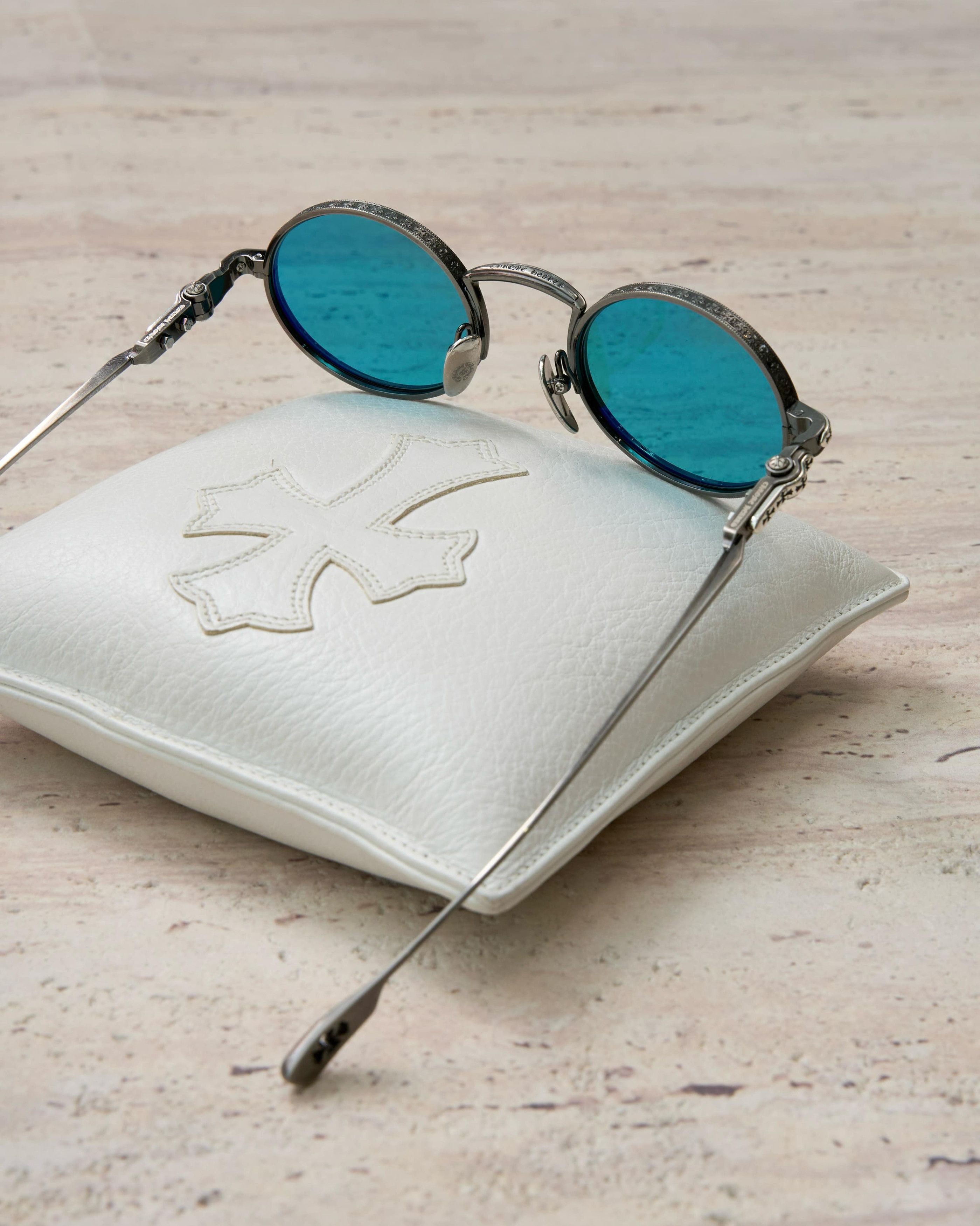 Chrome Hearts CHROME HEARTS HONEY DIPPED Pewter-Aquamarine Size ONE SIZE - 4 Thumbnail