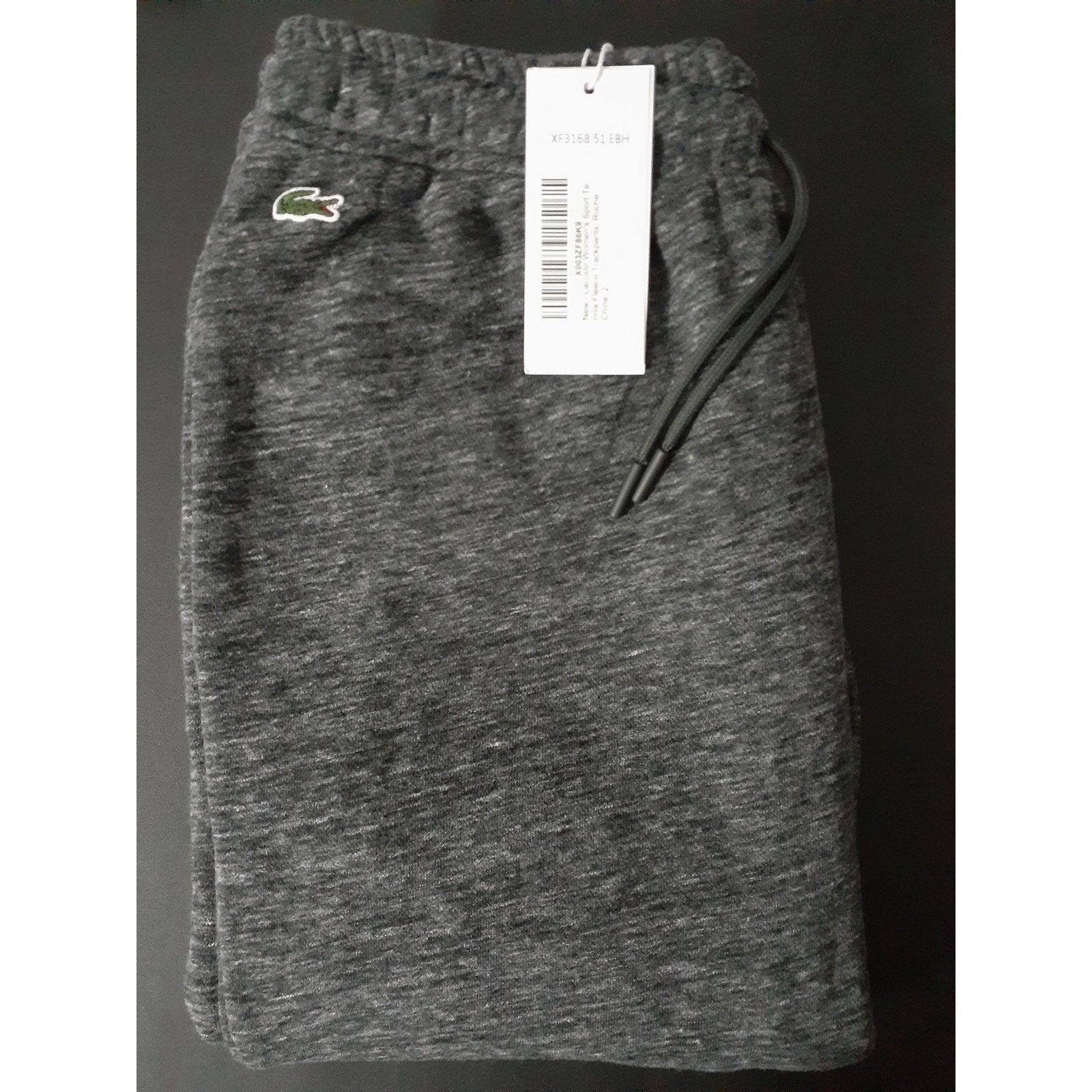 Lacoste Lacoste Women's Sport Fleece Drawstring Sweatpants Chine 2 Size 26" / US 2 / IT 38 - 2 Thumbnail
