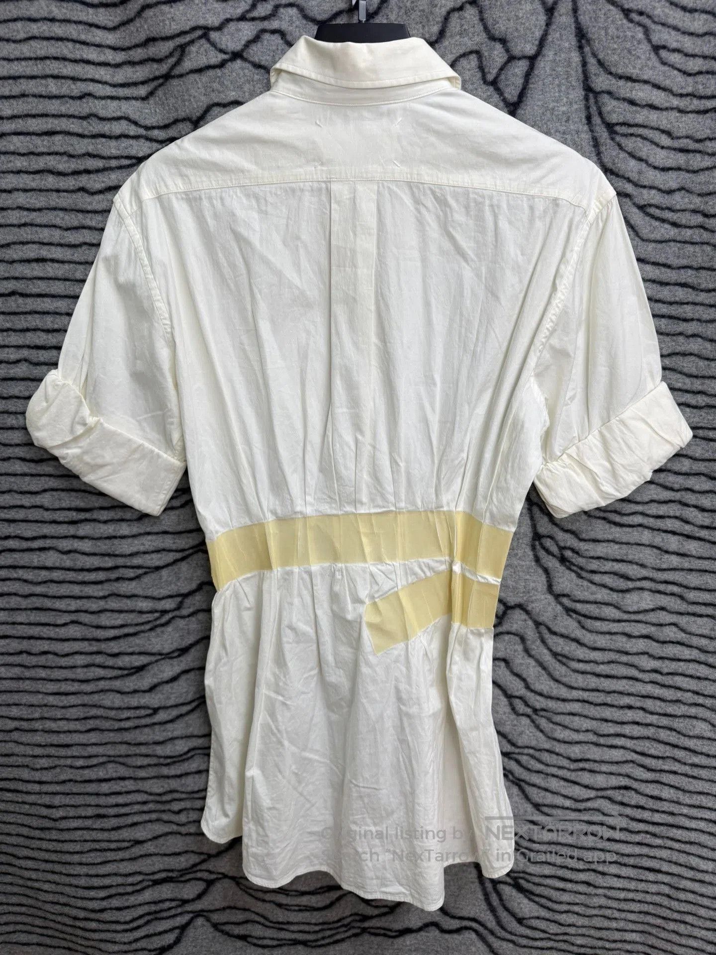 Maison Margiela Maison Margiela 09AW Tape Cinched Waist Shirt. Size M / US 6-8 / IT 42-44 - 6 Thumbnail