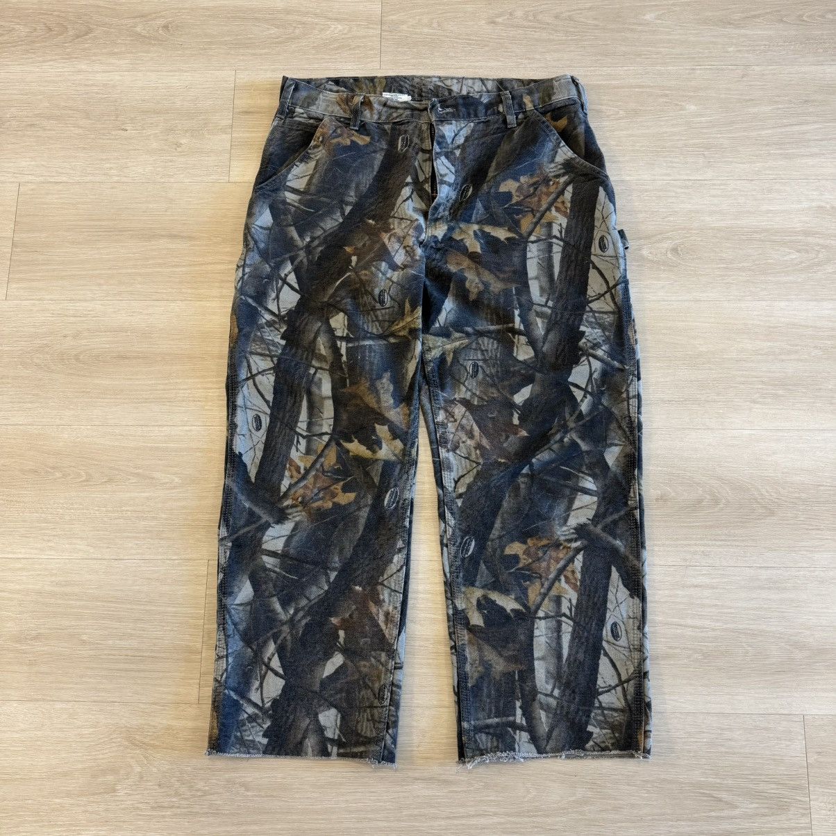 Carhartt CAMO CARHARTT CARGO PANTS Size US 34 / EU 50 - 1 Thumbnail