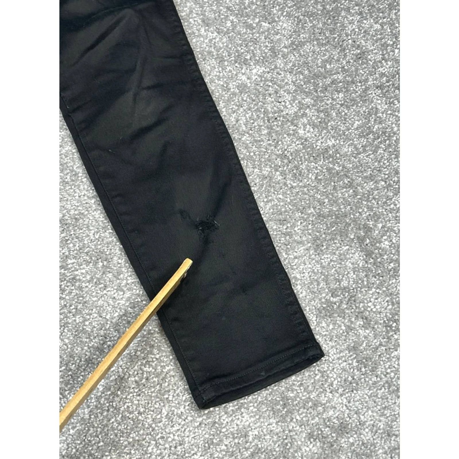 Madewell Madewell 10 Inch High Riser Skinny Jeans Womens 26 Black Cotton Stretch 26x28 Jeans Size 26" / US 2 / IT 38 - 7 Thumbnail