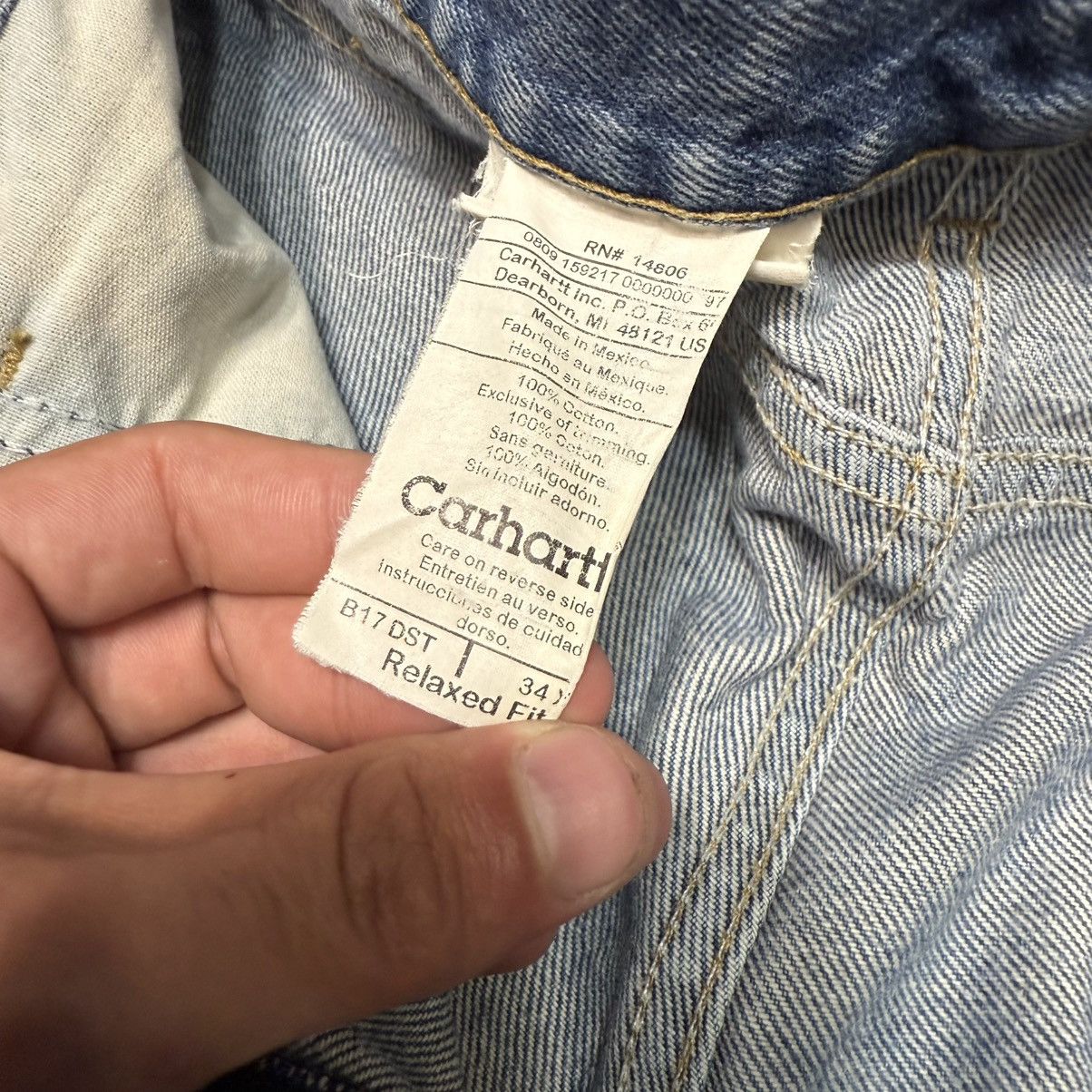 Carhartt Vintage Carhartt Denim Cut Off Workwear Shorts Jorts Size US 34 / EU 50 - 10 Thumbnail