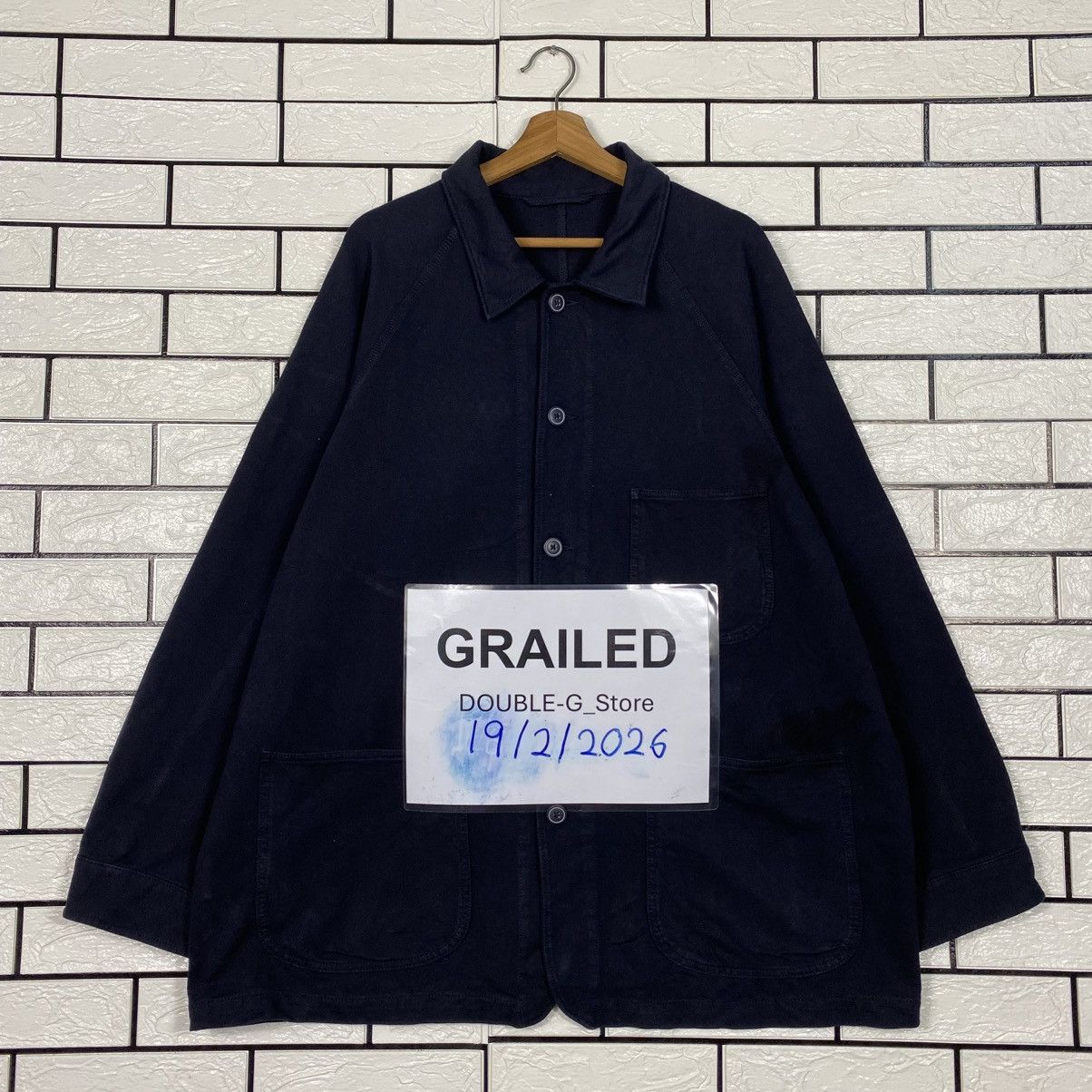 Japanese Brand 📌Vintage Chore Work Button Jacket Uniqlo Issey Miyake Size US XXL / EU 58 / 5 - 1 Thumbnail