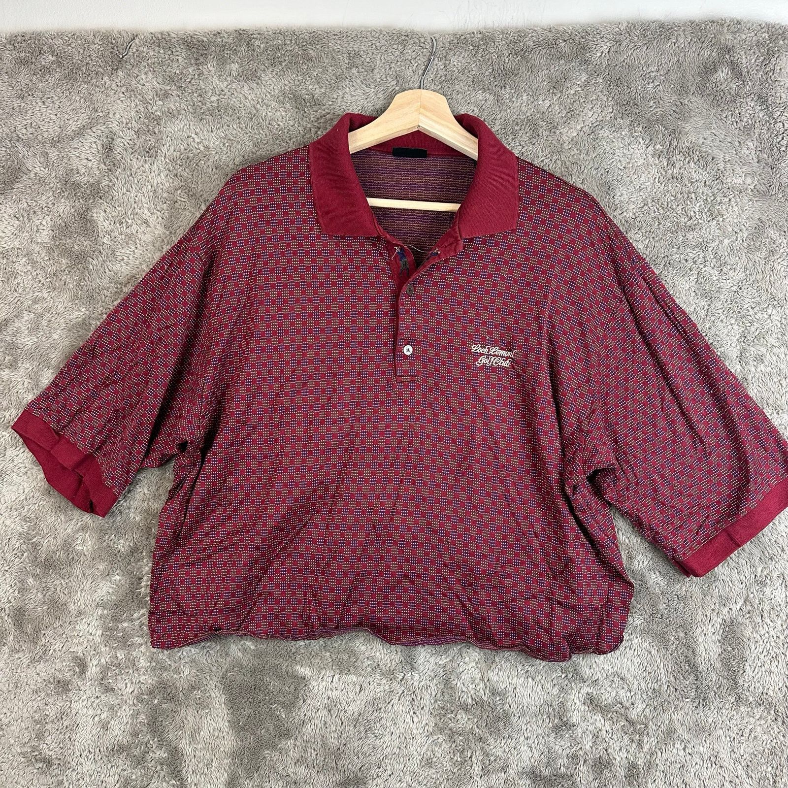 Bobby Jones Vintage Bobby Jones Polo Shirt XXL Cropped Altered Red Size XXL / US 16-18 / IT 52-54 - 2 Thumbnail