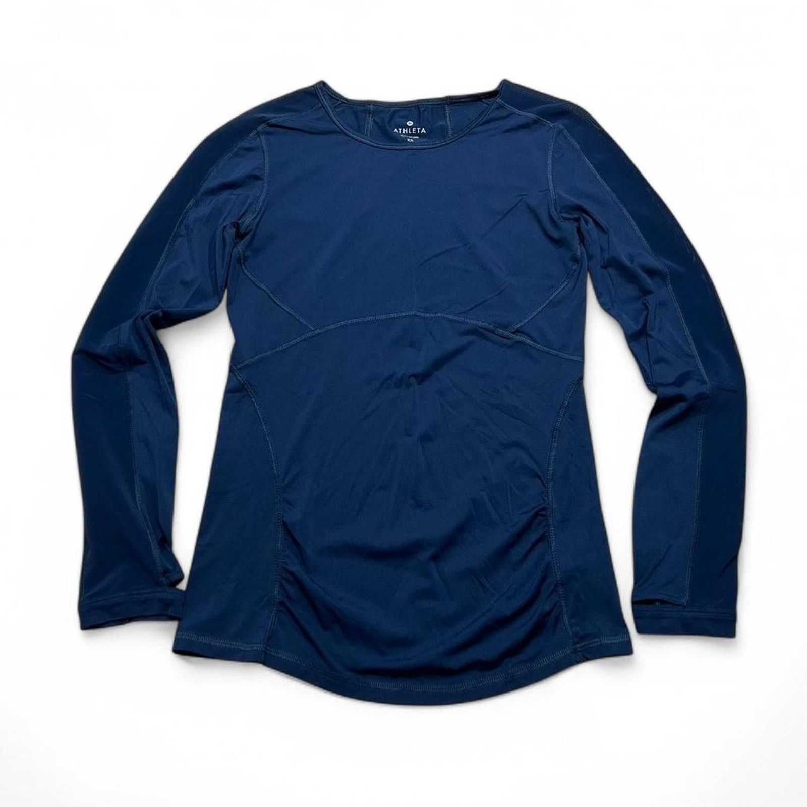 Athleta Athleta Women’s Stealth Long Sleeve Fitted Top in Blue - XS Size XS / US 0-2 / IT 36-38 - 1 Thumbnail