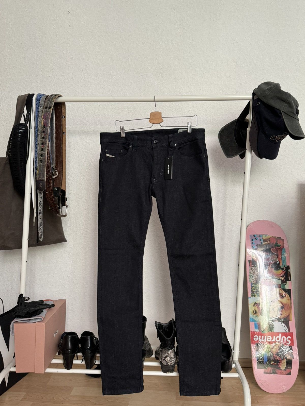 Diesel Slim Jeans in Navy