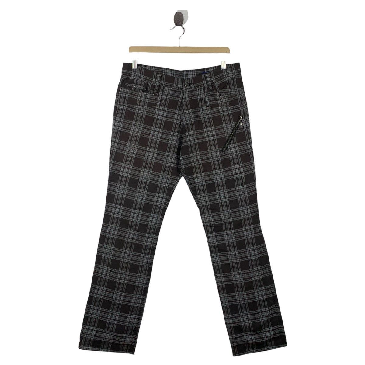 Japanese Brand × semanticdesign SEMANTIC DESIGN tartan plaid pants Size US 34 / EU 50 - 1 Thumbnail