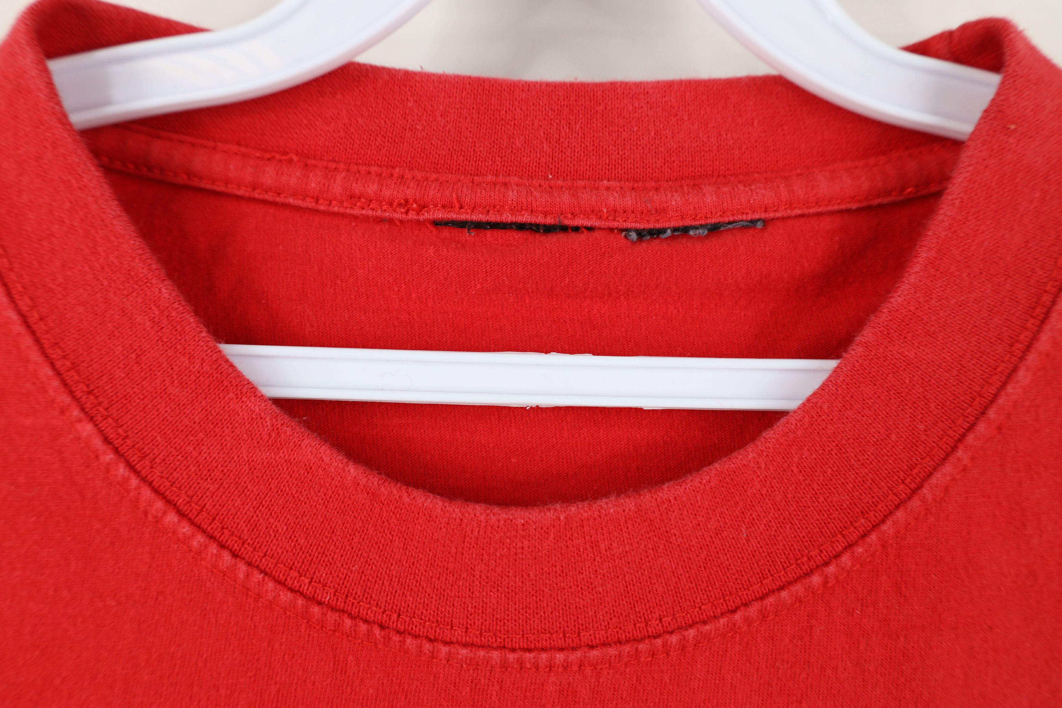 Vintage Vintage 90s Spell Ohio State University Football T-Shirt Red Size US XL / EU 56 / 4 - 4 Thumbnail