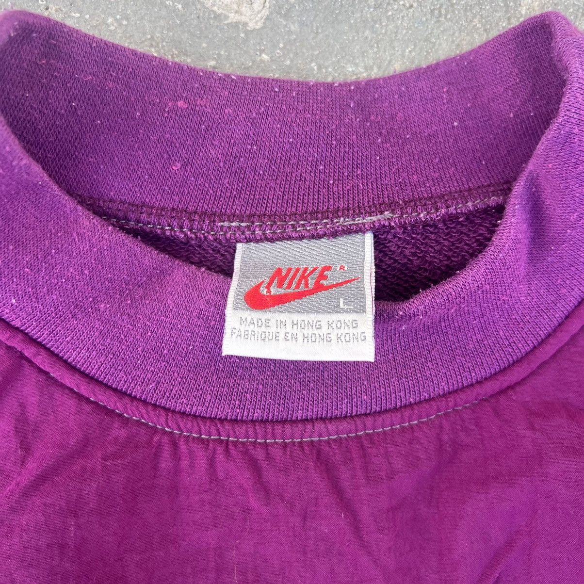 Nike × Vintage 90s Nike Swoosh Vintage Y2K Oversized Retro Zip Sweatshirt Size US M / EU 48-50 / 2 - 5 Thumbnail