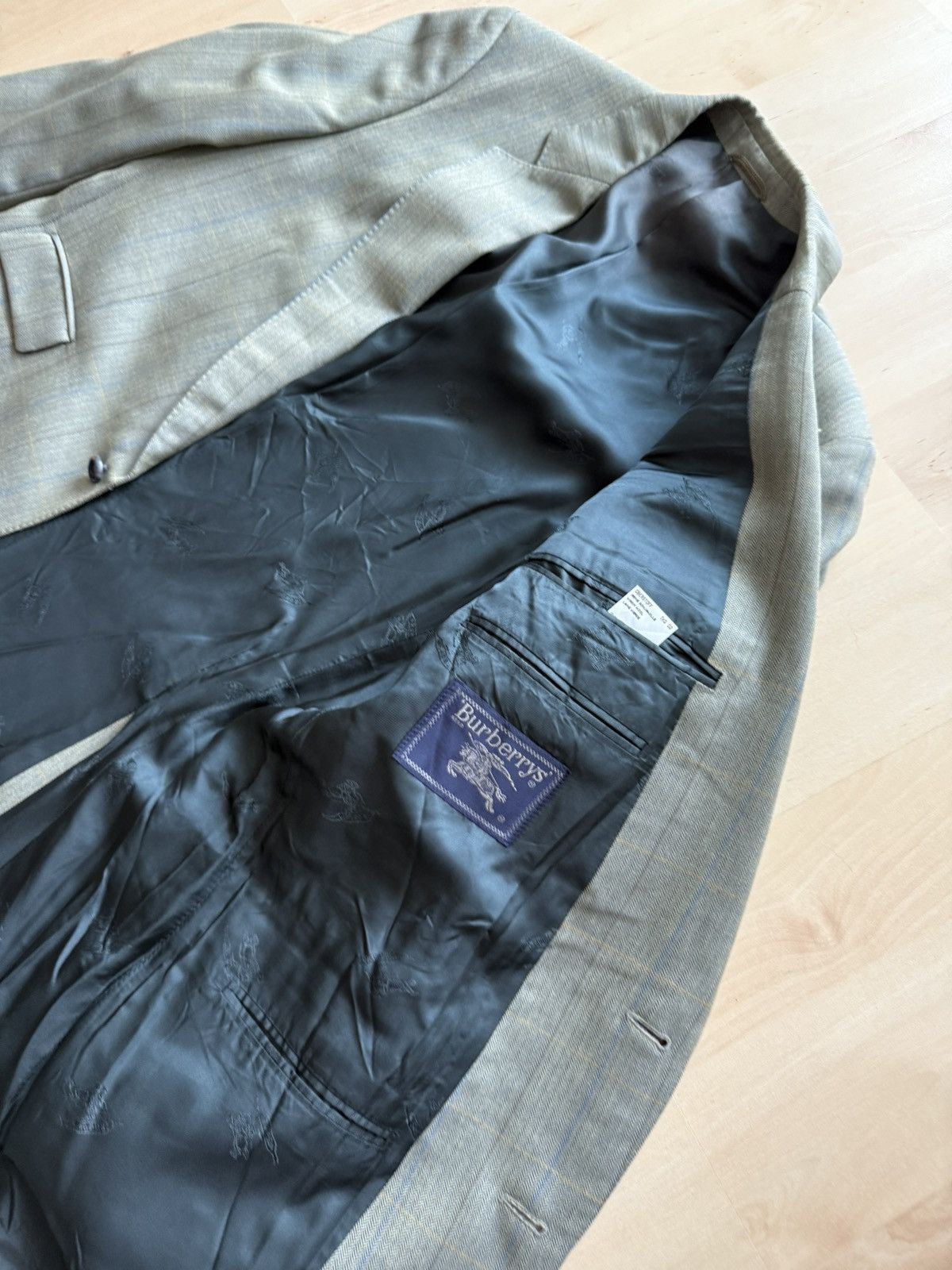 Burberry Burberry vintage archive wool check blazer jacket Size US L / EU 52-54 / 3 - 6 Thumbnail