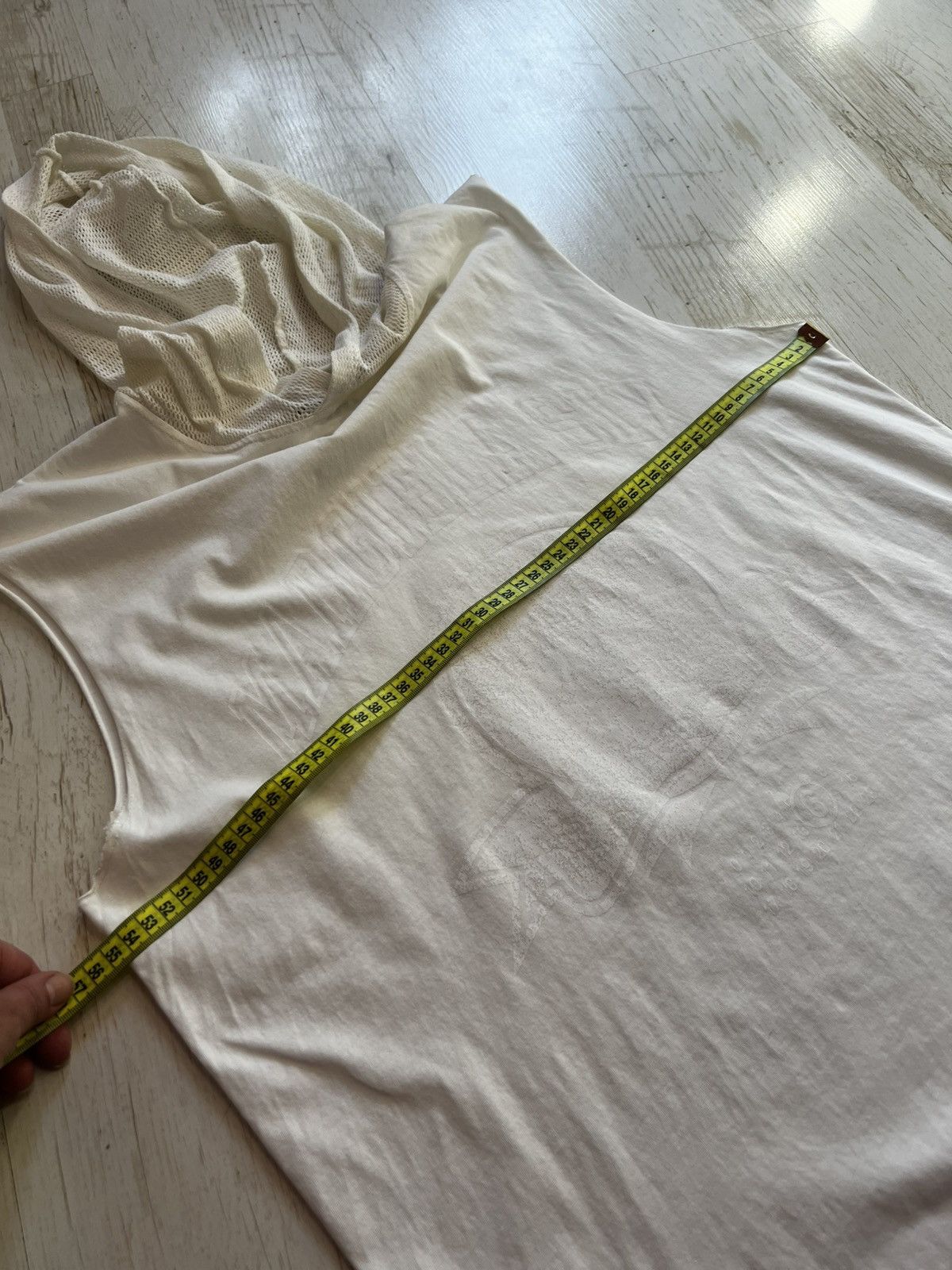 Maison Margiela MM6 Maison Margiela White Hooded Tank Top Size M 2025 Size US M / EU 48-50 / 2 - 15 Thumbnail