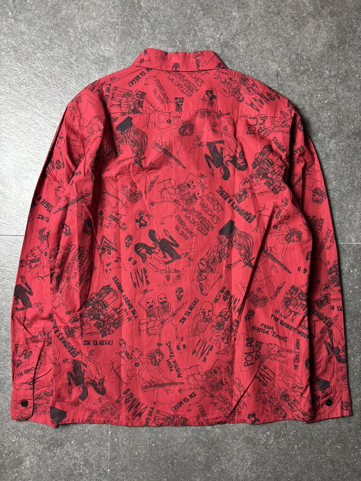 Hysteric Glamour 2018 Hysteric Glamour ‘Thee Hysteric XXX’ Full Print Shirt Size US M / EU 48-50 / 2 - 12 Thumbnail