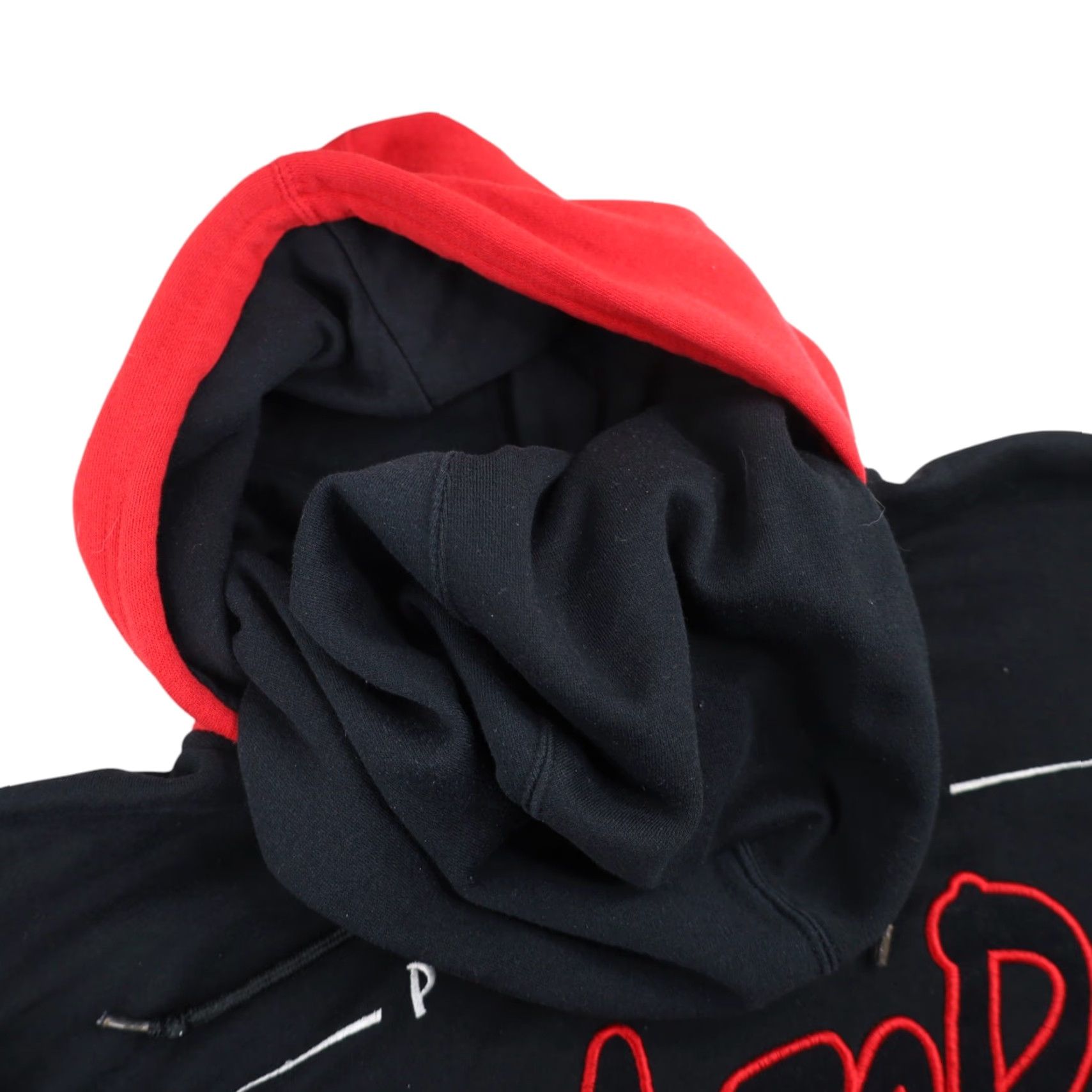 Starter VINTAGE Starter Portland Blazers Double Hood Hoodie Shirt XL Men Black 90s Gl?decode Size US XL / EU 56 / 4 - 7 Thumbnail