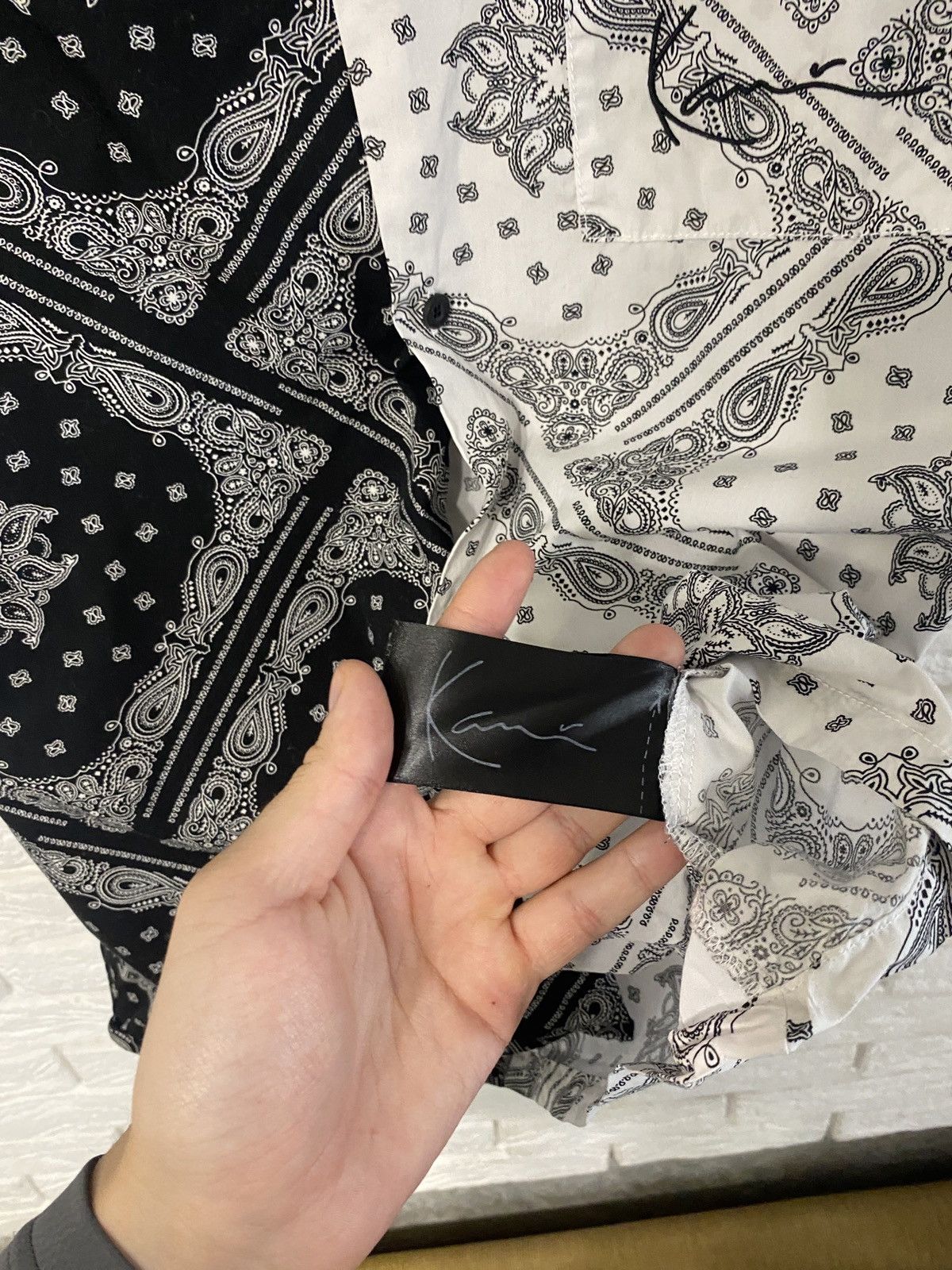 Karl Kani Karl Kani Shirt CHEST SIGNATURE PAISLEY BLOCK RESORT Size US XL / EU 56 / 4 - 5 Thumbnail
