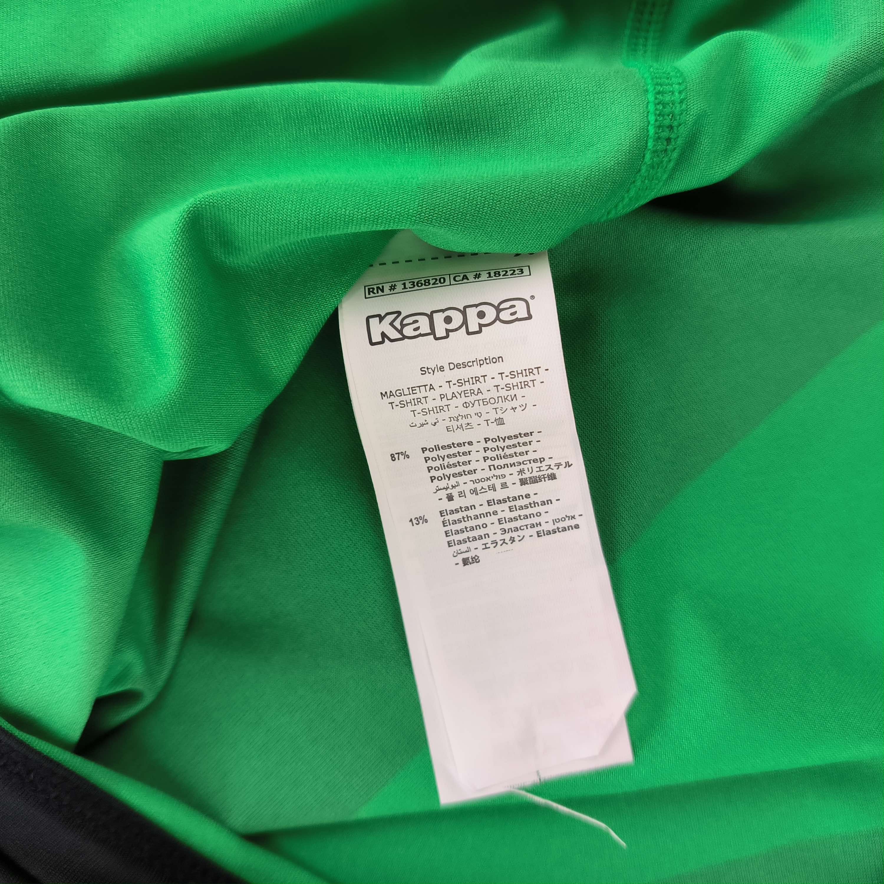 Kappa Sassuolo 2016-17 Kappa home player issue football jersey L Size US L / EU 52-54 / 3 - 6 Thumbnail