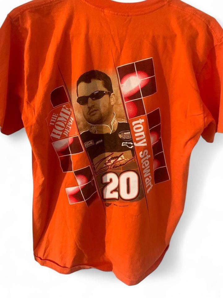 Other Tony Stewart 2005 NASCAR Orange T-Shirt Size US L / EU 52-54 / 3 - 5 Thumbnail