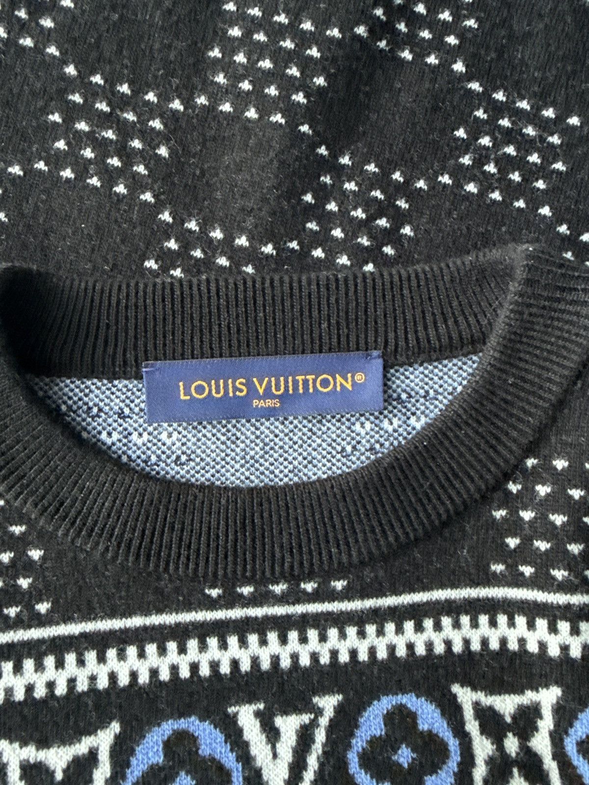 Louis Vuitton Louis Vuitton Jacquard Wool Pullover Size US L / EU 52-54 / 3 - 6 Thumbnail