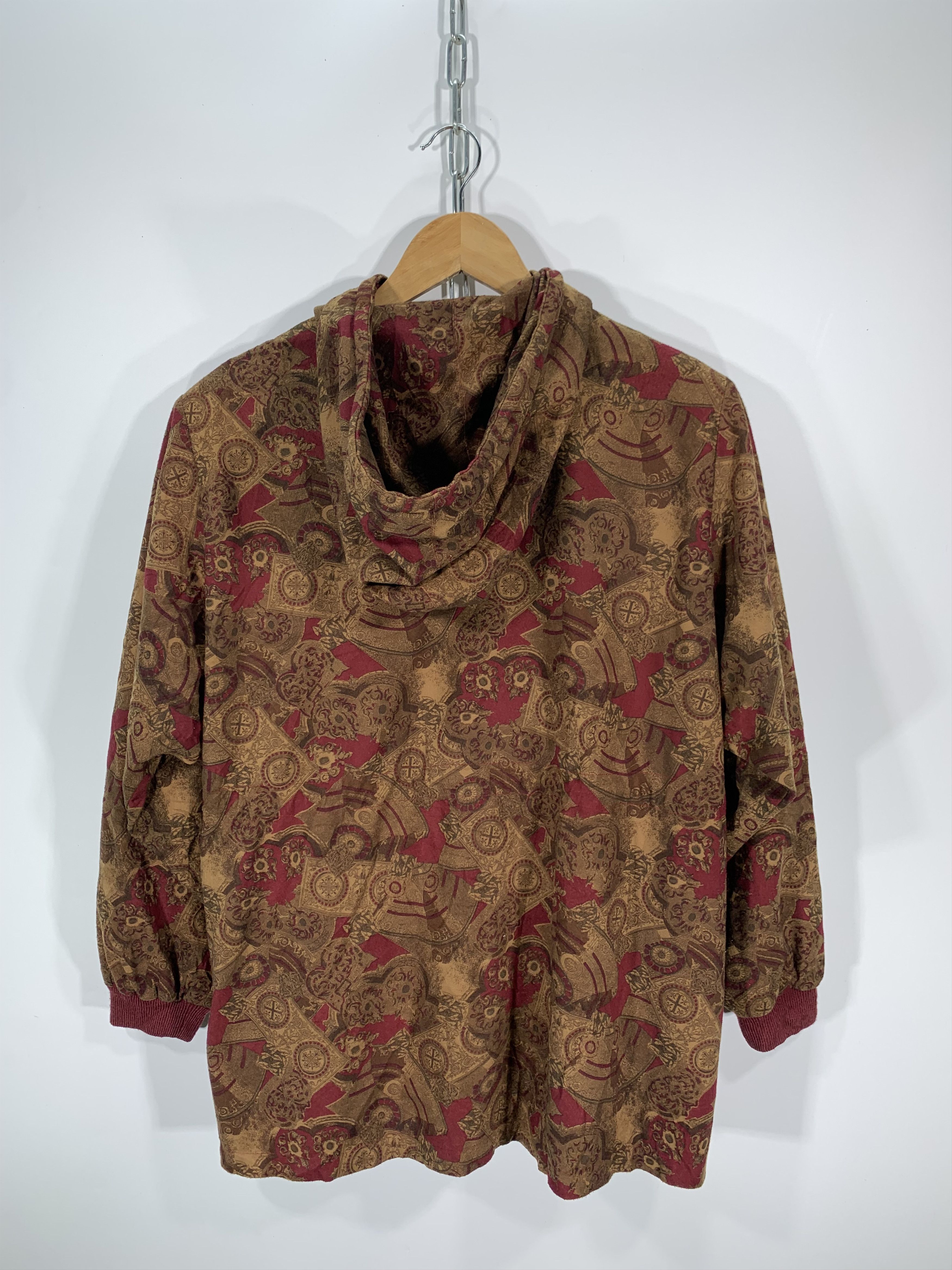 Japanese Brand × Vintage Vintage Overprint Hoodie Jacket Size US M / EU 48-50 / 2 - 9 Thumbnail