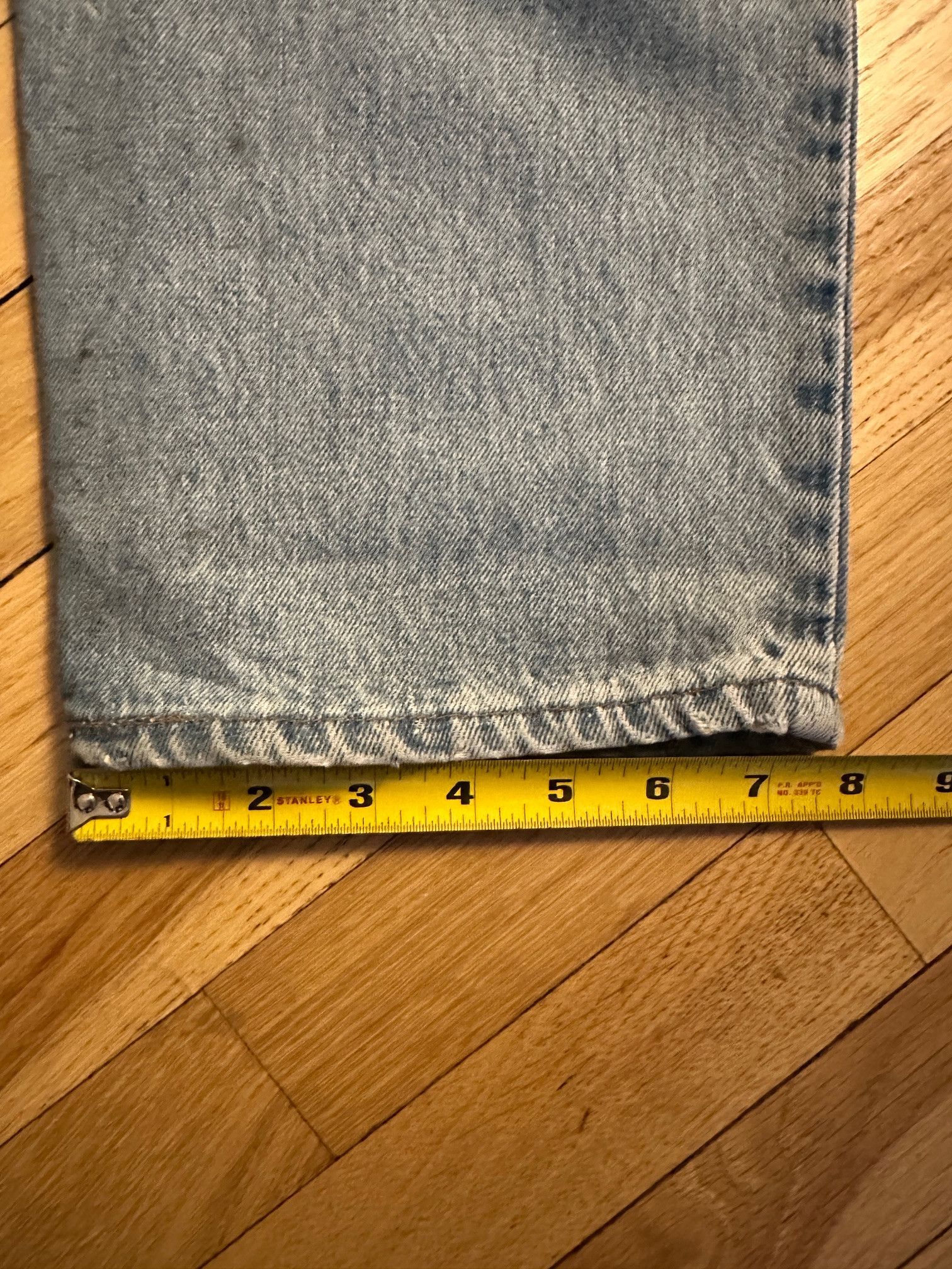 Levi's Vintage 90's Silvertab Levi's Relaxed Blue Label USA 33x34 Size US 33 - 5 Thumbnail