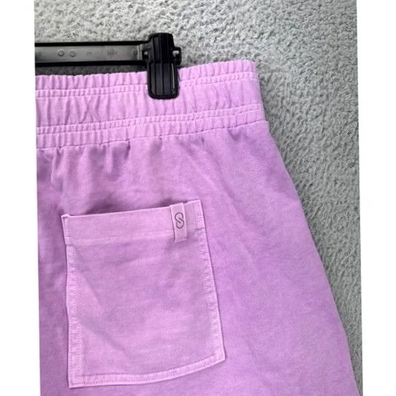 Vintage Calia Shorts Womens XL Journey Purple High Rise Short Relaxed Fit Drawstring New Size 40" / US 18 - 6 Thumbnail
